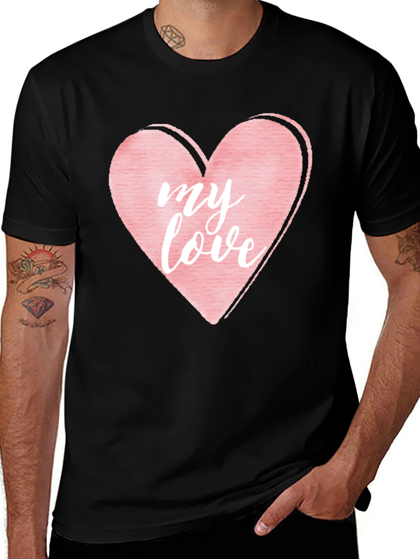 Variant 8 of My Love Heart Graphic T-Shirt