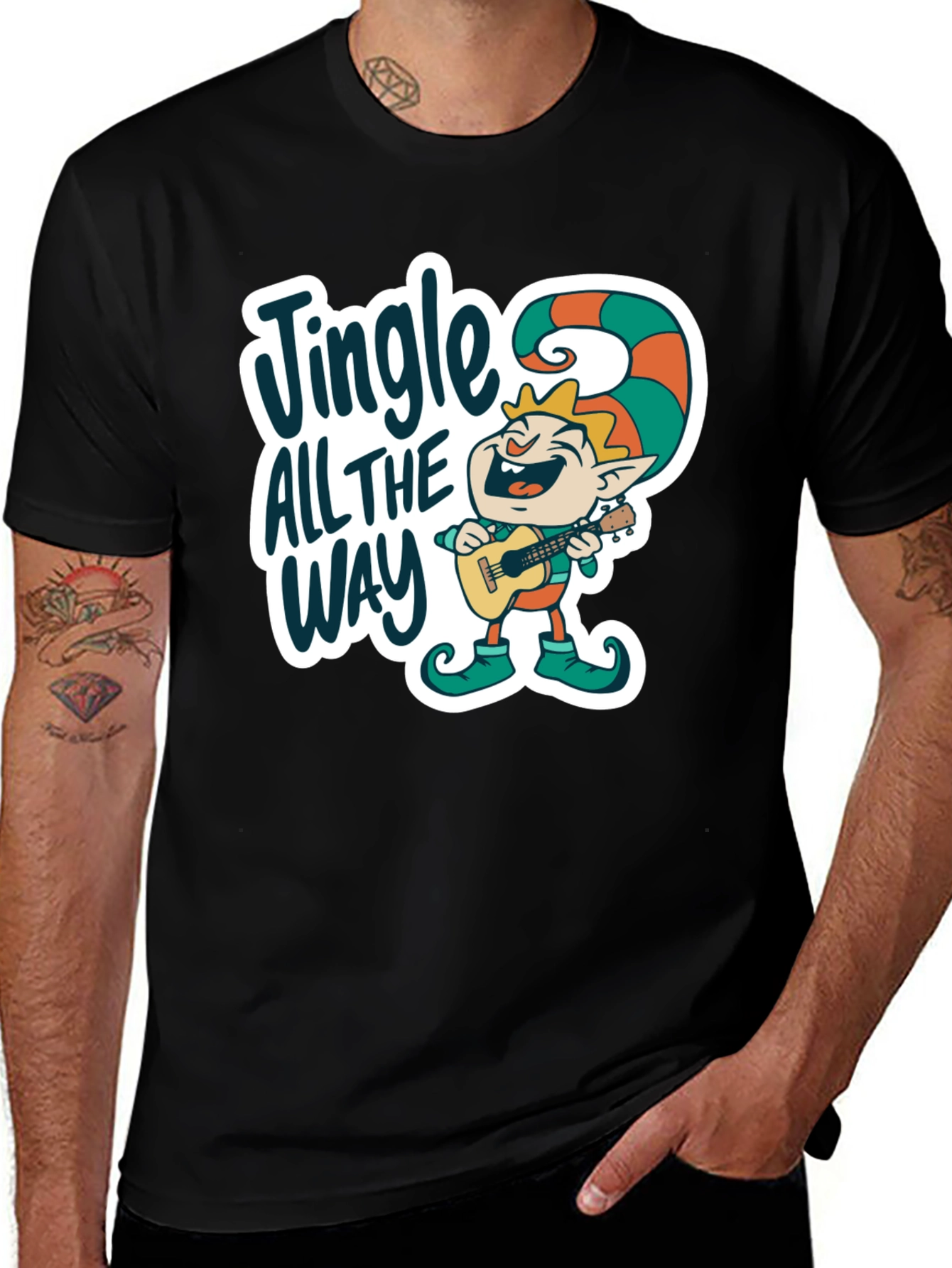 Variant 12 of Jingle All The Way Elf T-Shirt