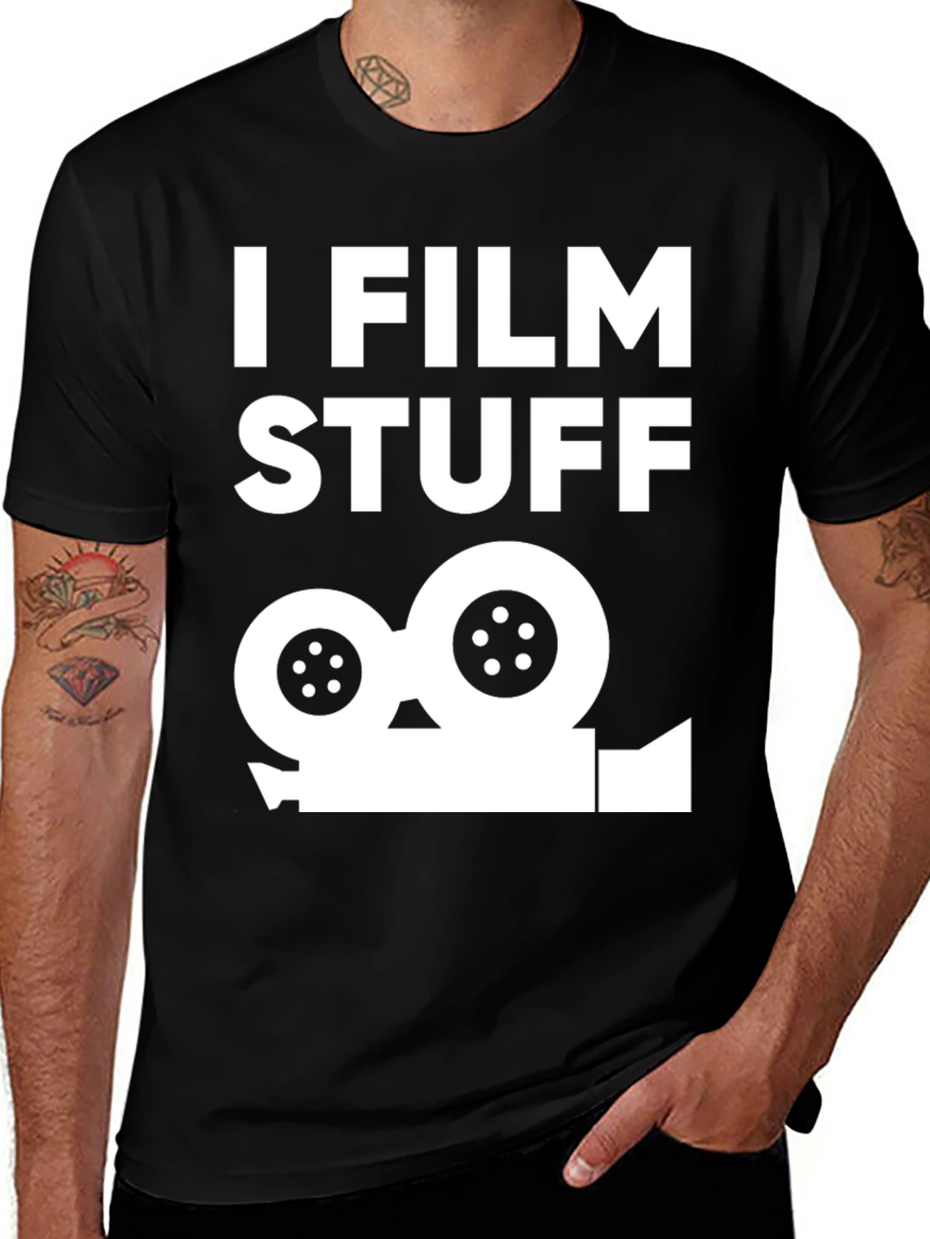 Variant 7 of I Film Stuff - Camera Graphic Tee