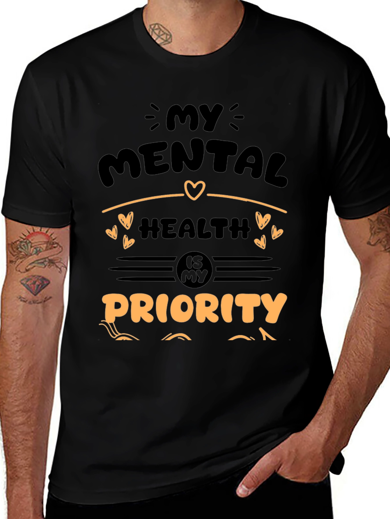 Variant 22 of Mental Health Priority T-Shirt
