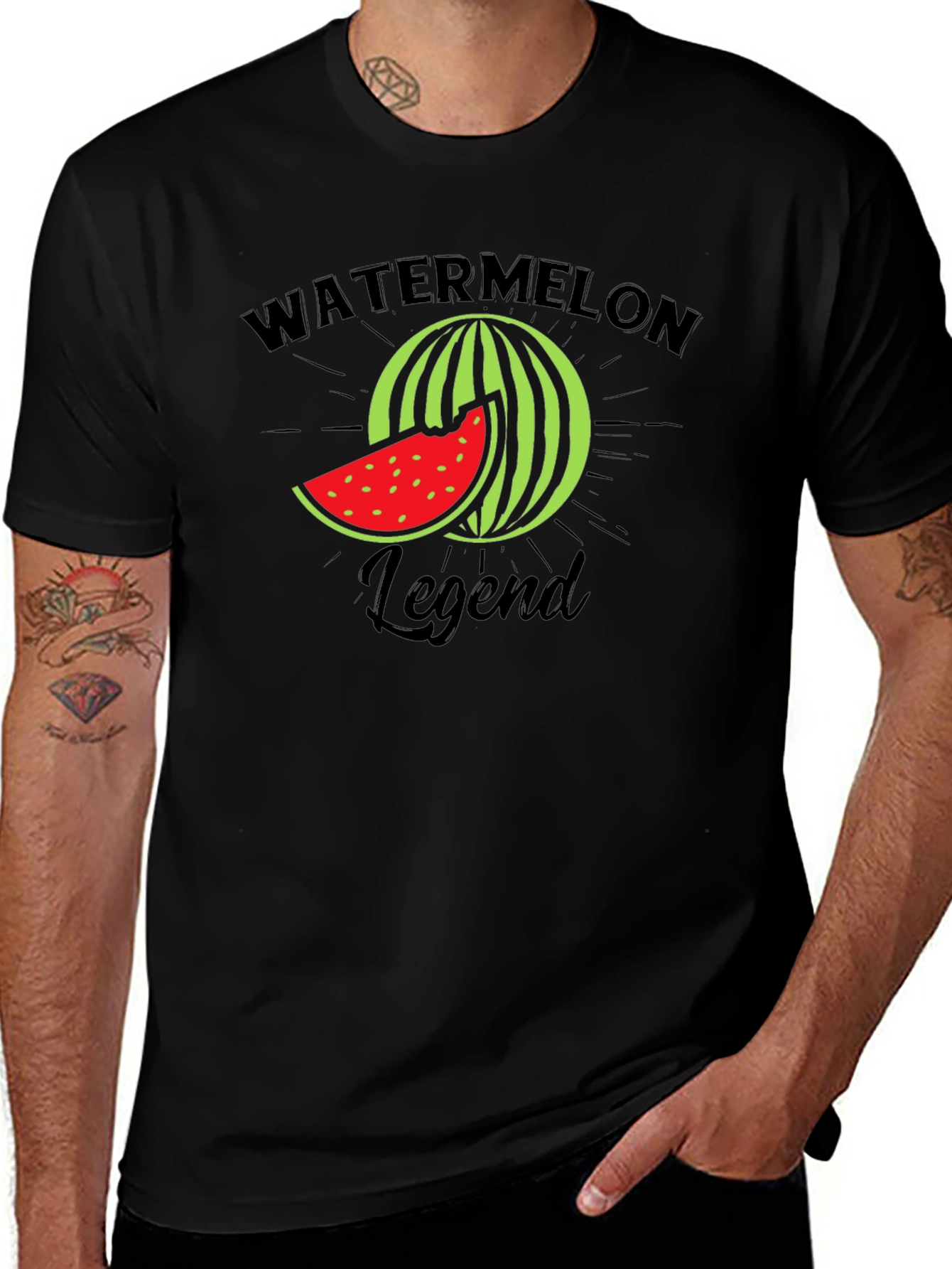 Variant 6 of Watermelon Legend Graphic T-Shirt