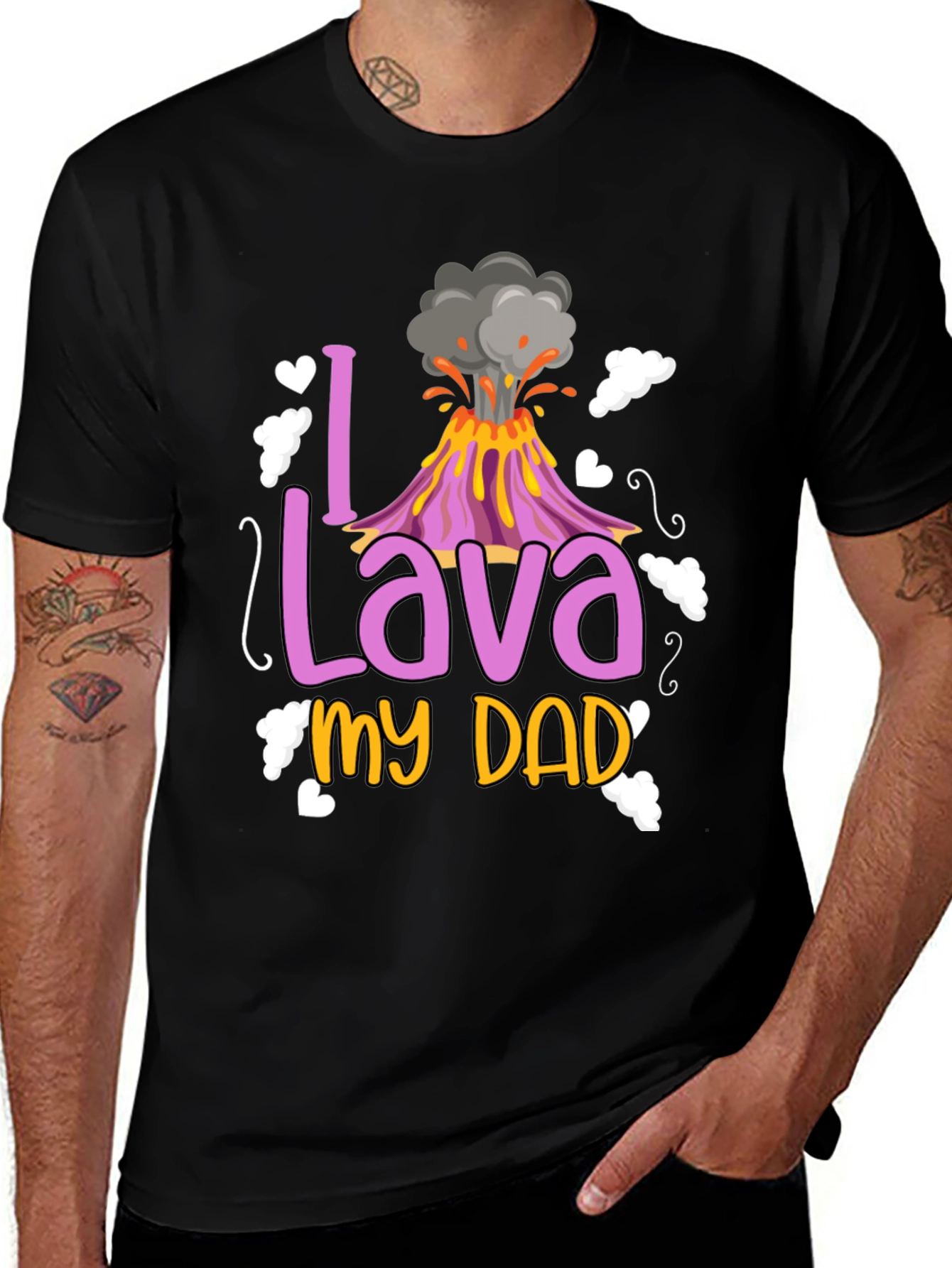 I Lava My Dad T-Shirt - Funny Father's Day Tee