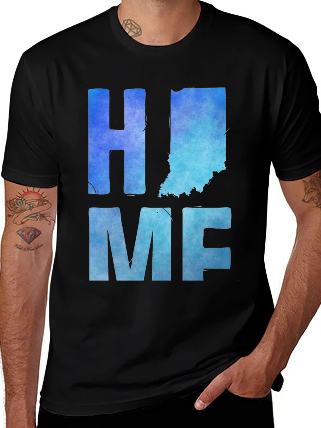 Indiana Home State Graphic T-Shirt