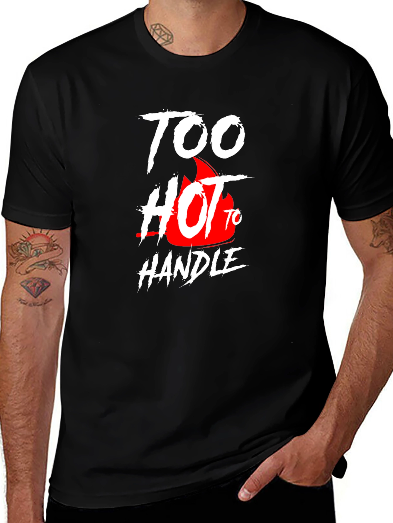 Variant 12 of Too Hot To Handle Graphic Tee