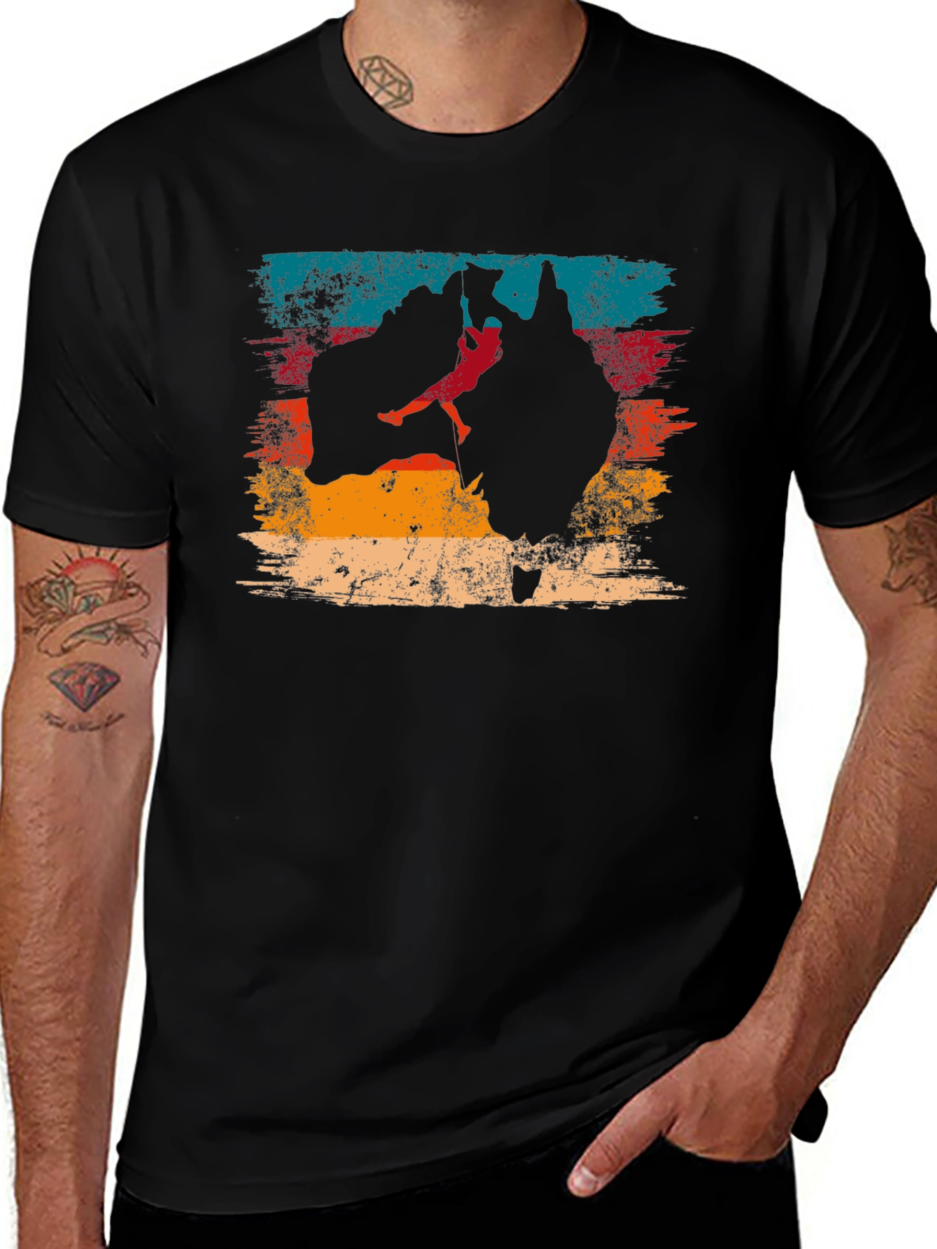 Variant 22 of Vintage Australia Climbing T-Shirt