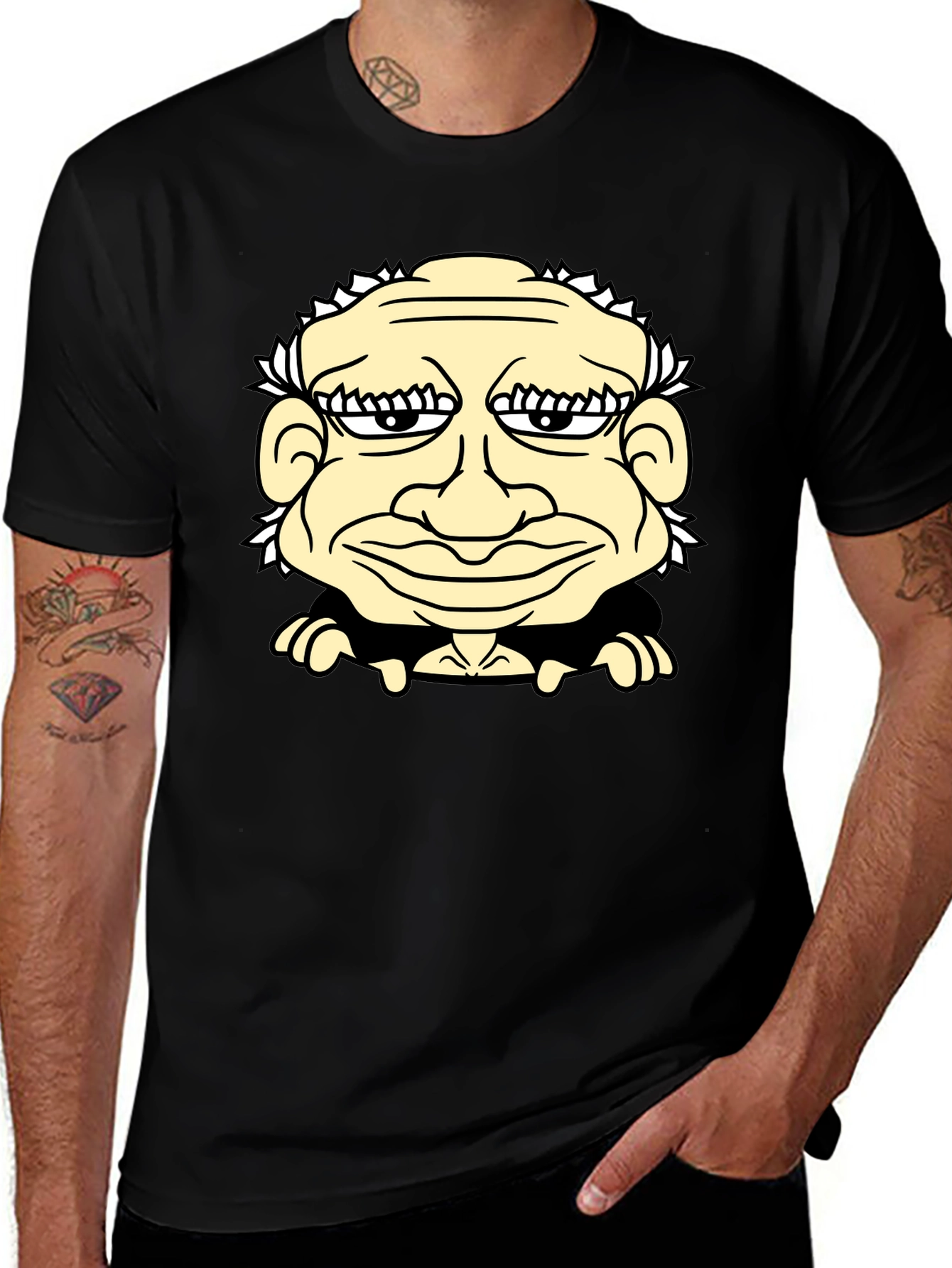 Variant 17 of Funny Cartoon Character Graphic Tee
