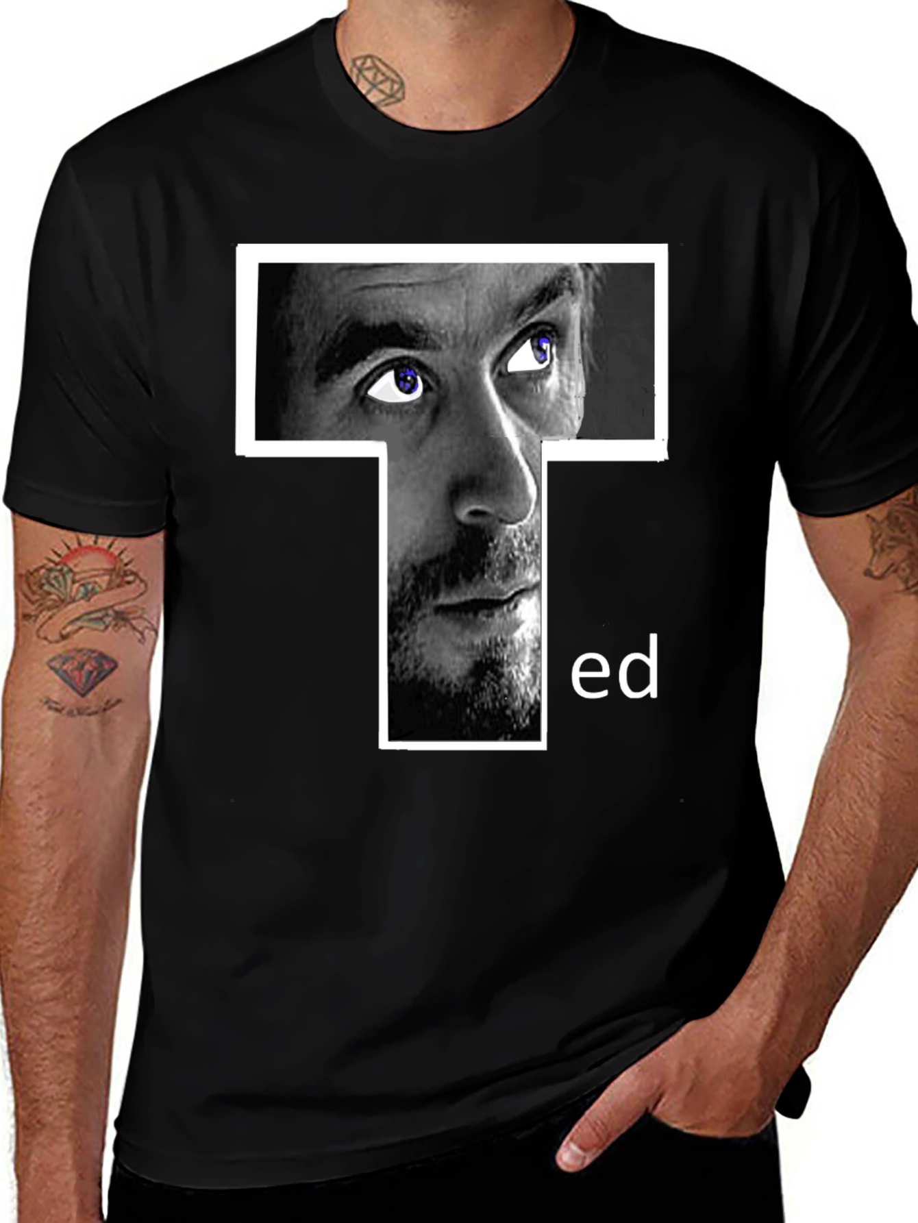 Ted Bundy T-Shirt - Unique Portrait Design