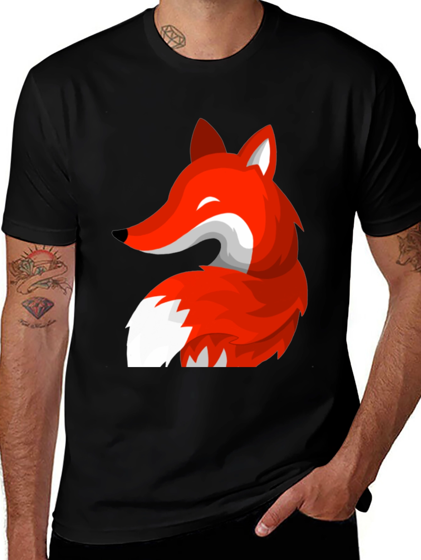 Variant 28 of Fox Graphic Tee - Cool Casual Style