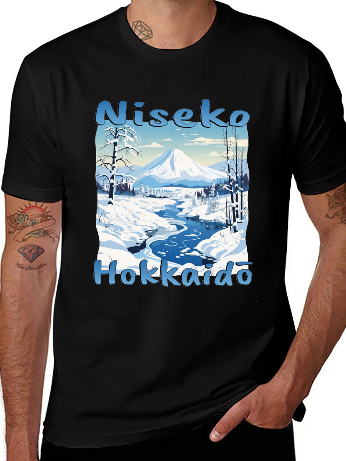 Niseko Hokkaido Winter Scene T-Shirt