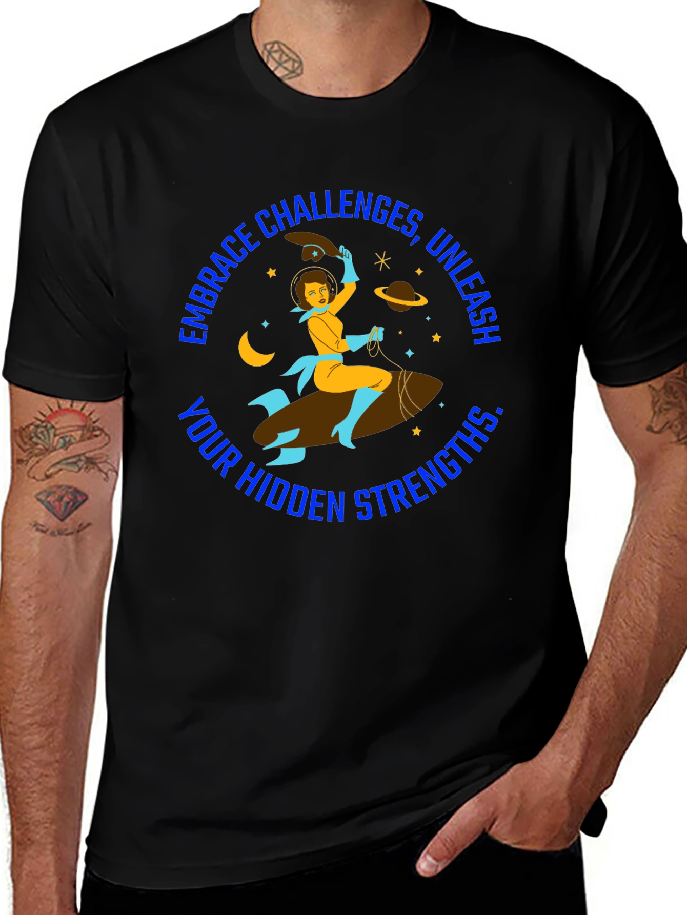 Variant 25 of Embrace Challenges Graphic T-Shirt