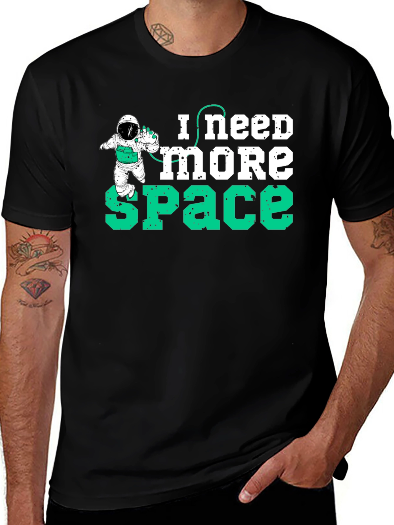 Variant 30 of I Need More Space Funny Astronaut T-Shirt