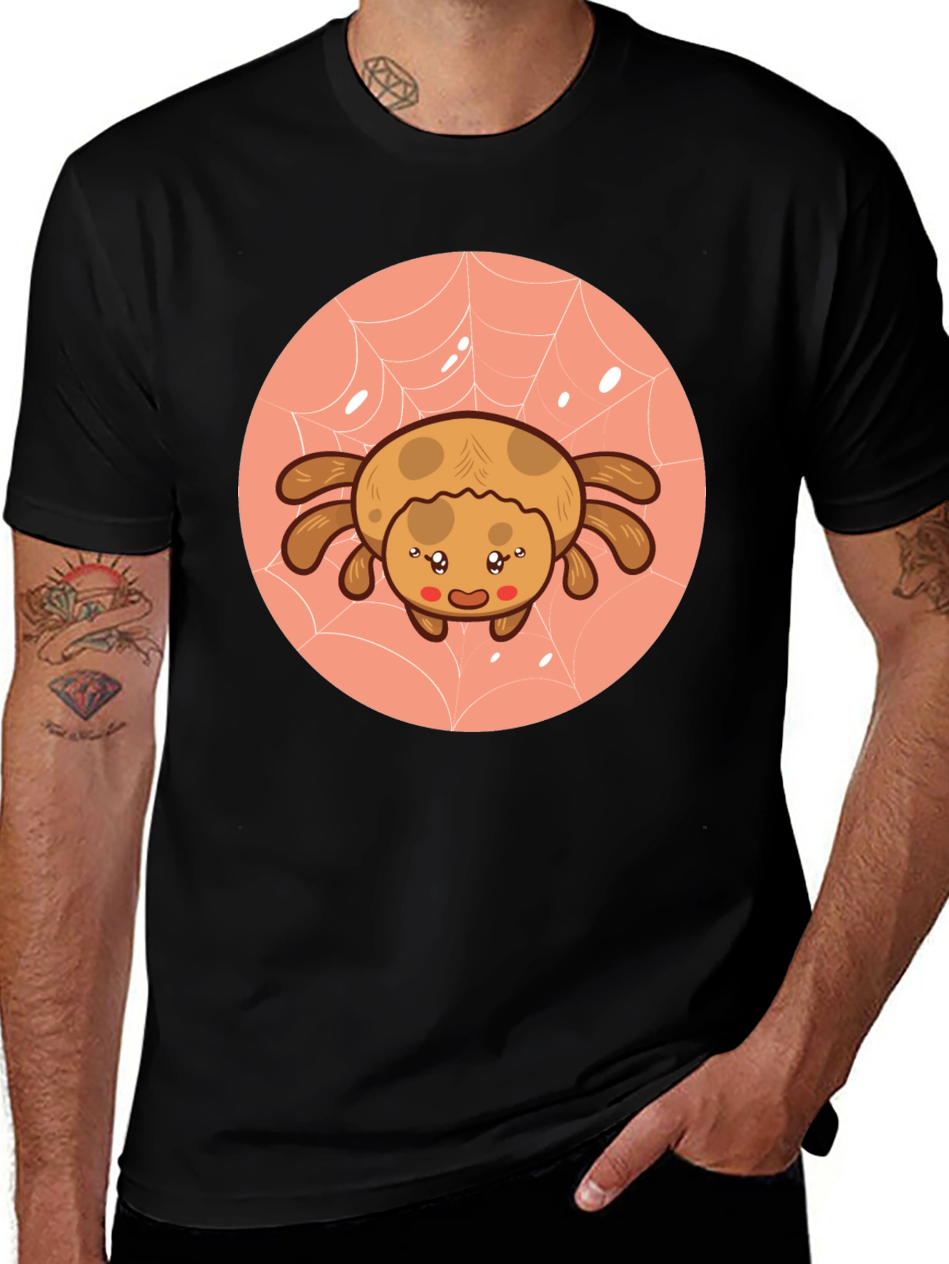 Variant 27 of Cute Spider Graphic T-Shirt