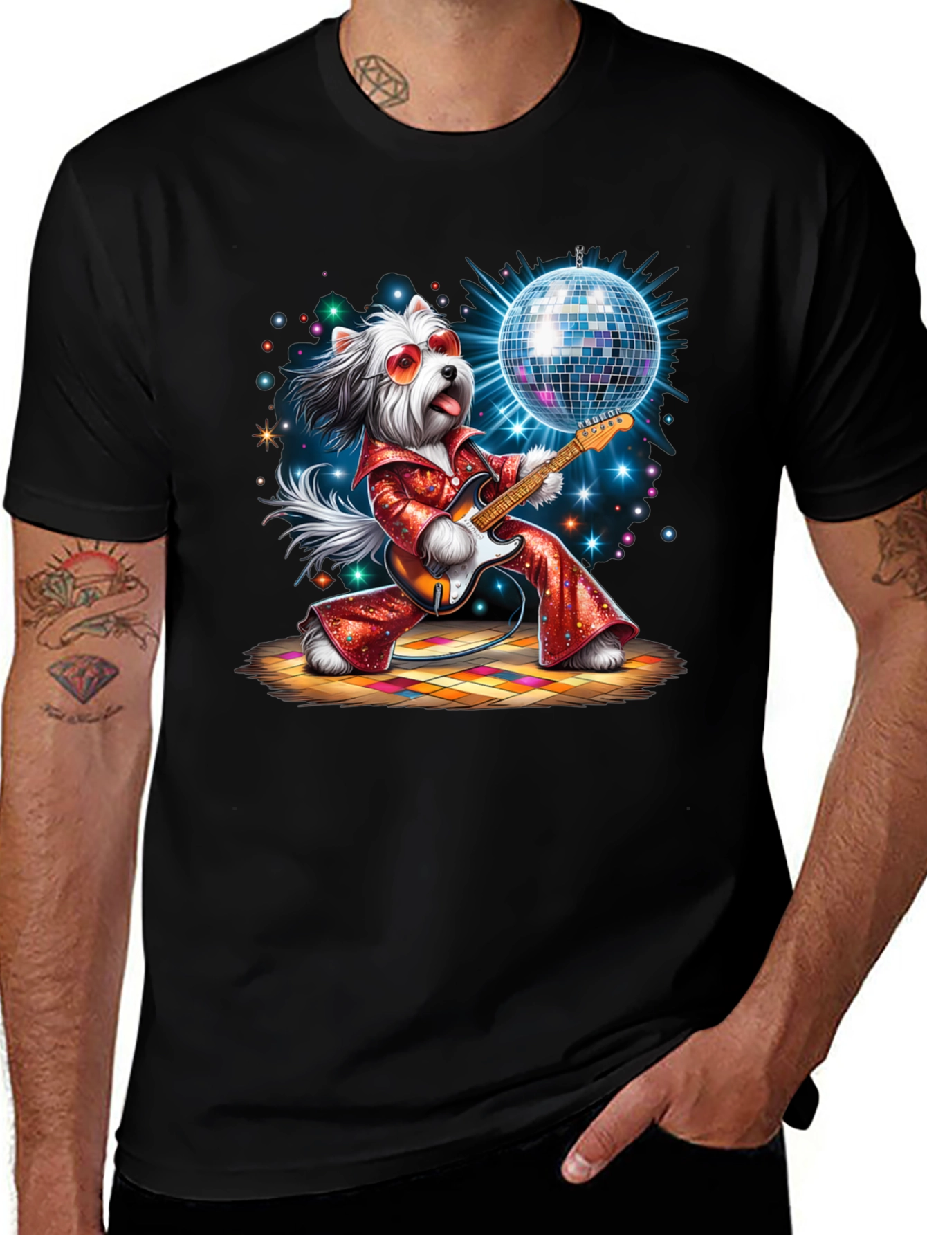 Variant 13 of Disco Dog T-Shirt