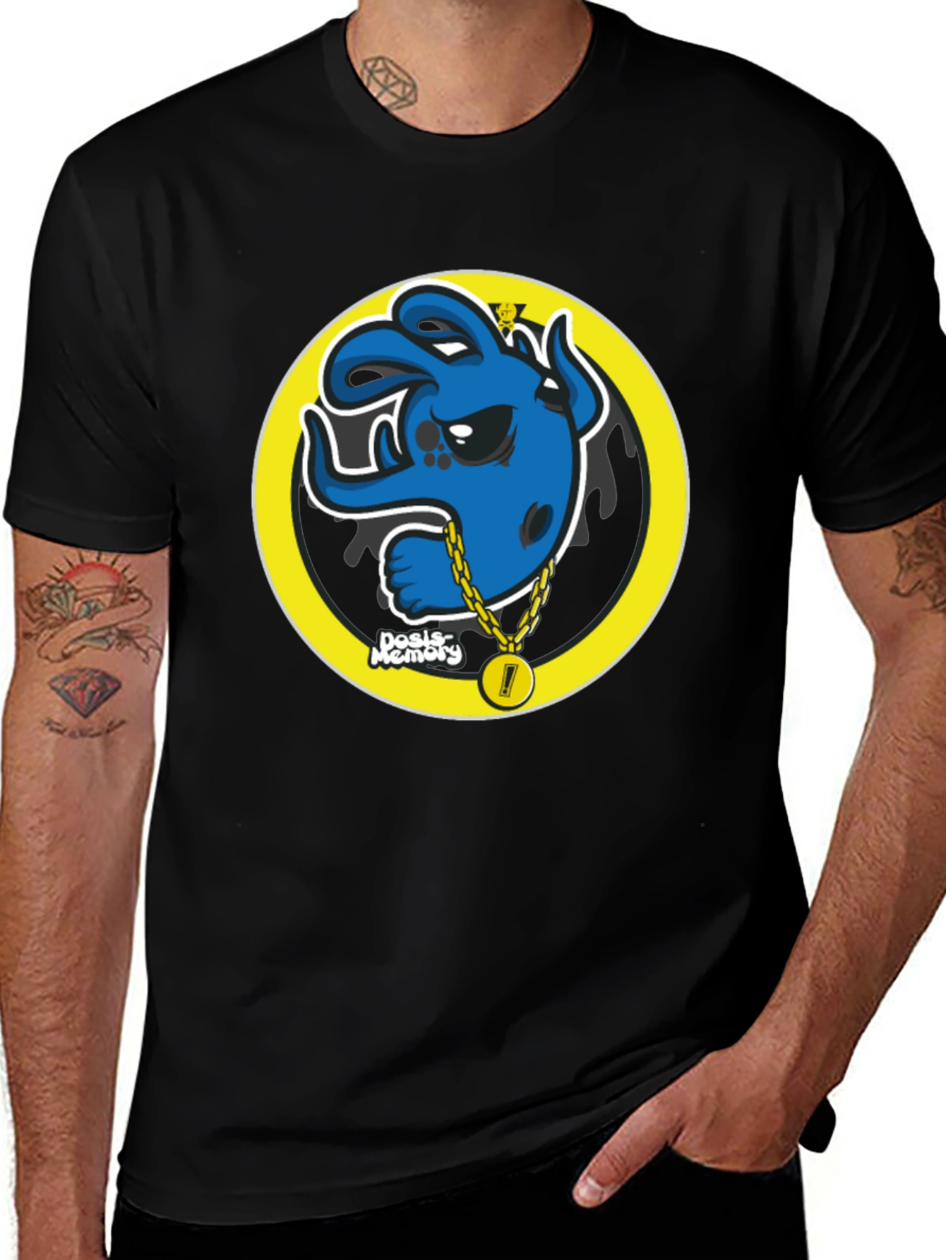 Variant 6 of Cool Cartoon Graphic T-Shirt