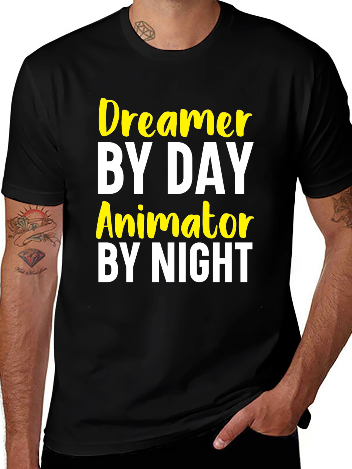 Variant 30 of Dreamer by Day Animator by Night Graphic Tee