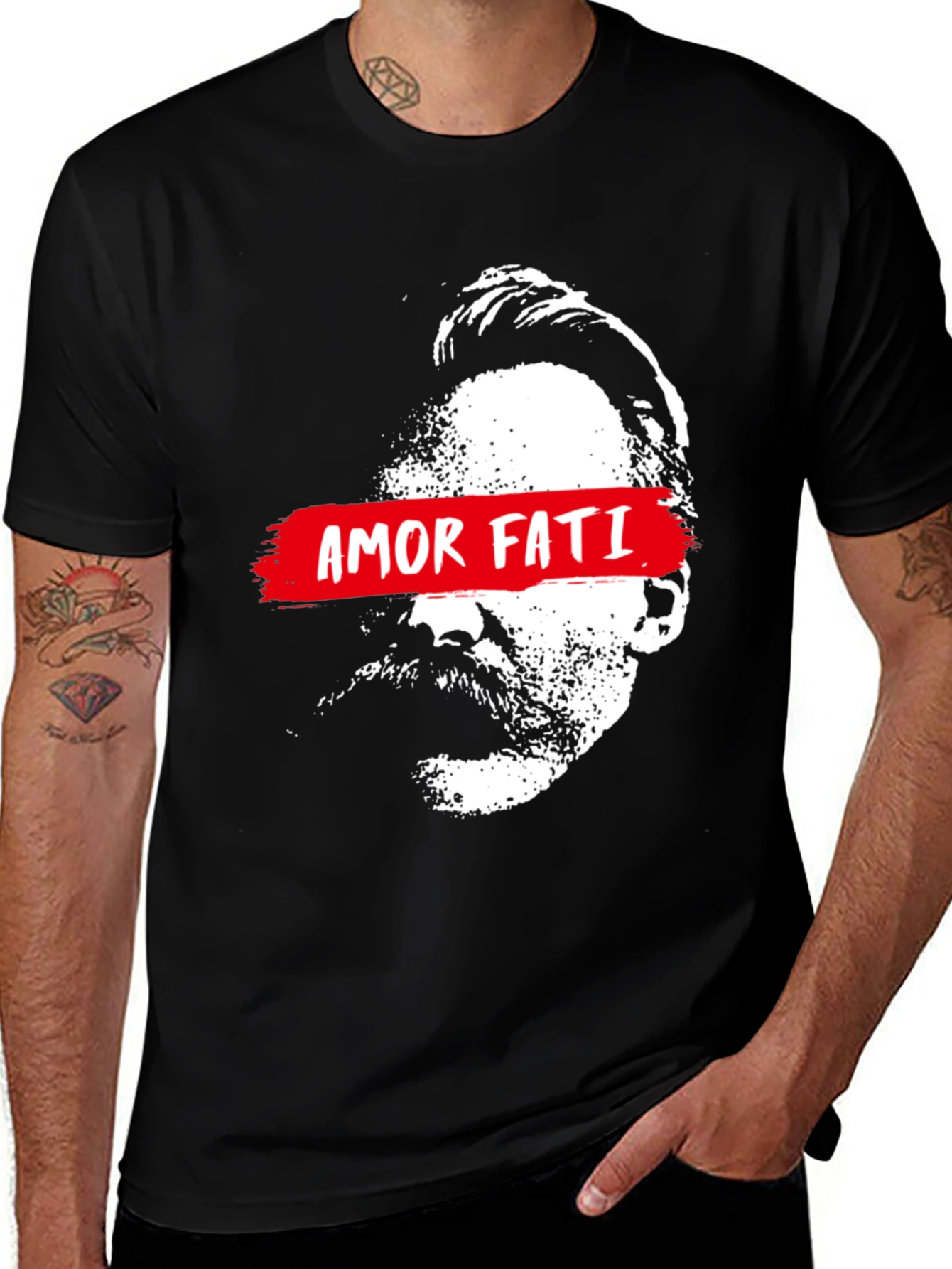 Amor Fati T-Shirt - Black Graphic Tee
