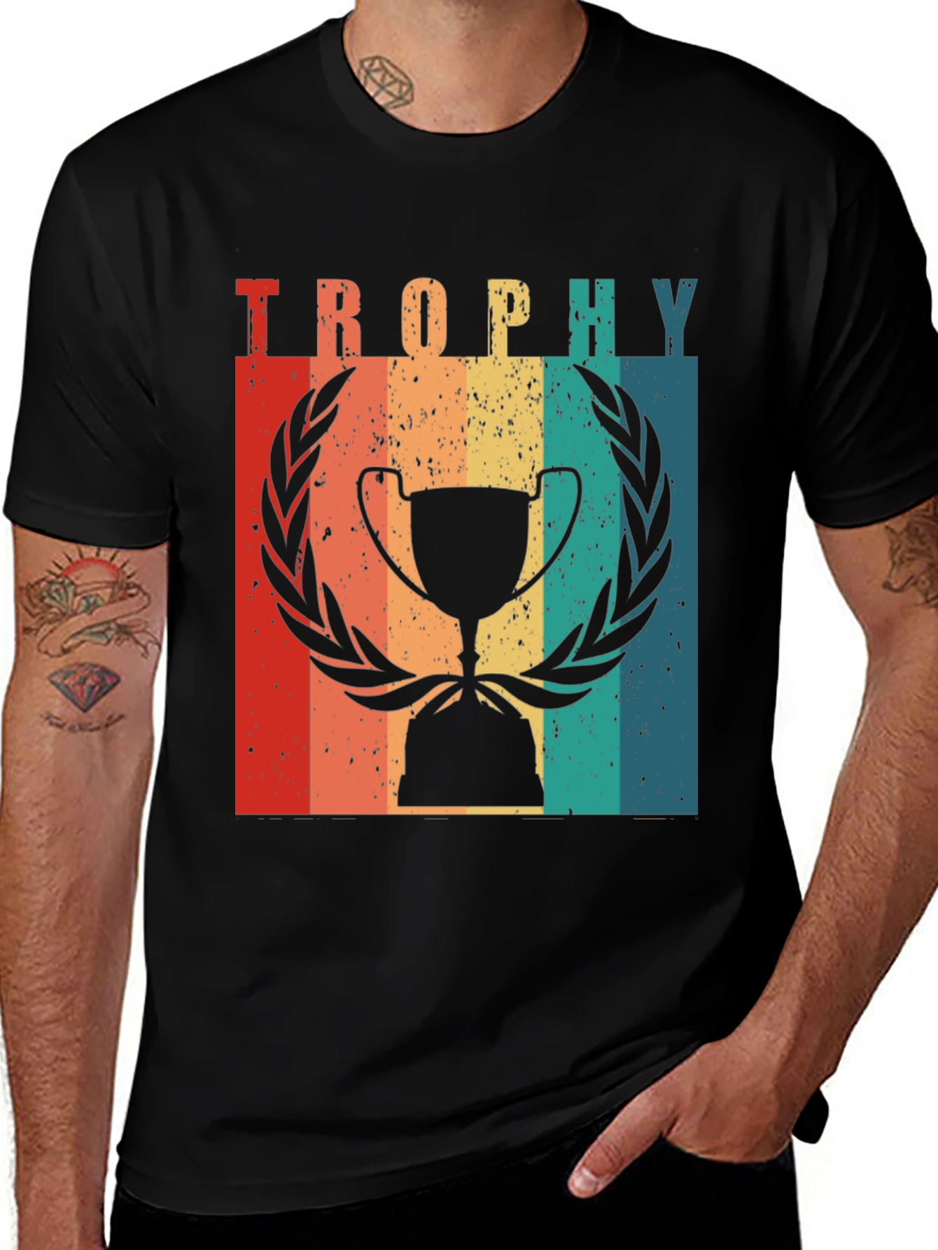 Retro Trophy Graphic T-Shirt