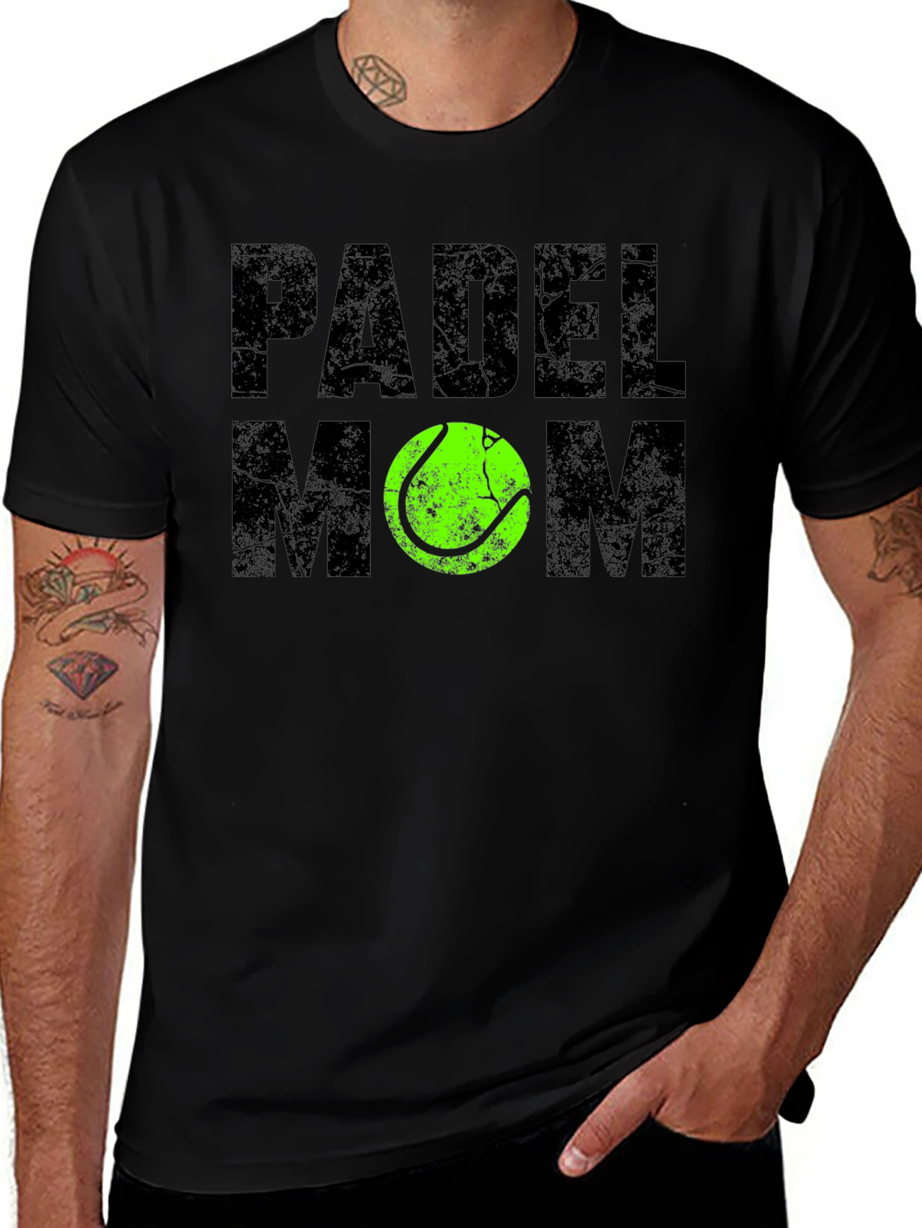 Padel Mom T-Shirt - Distressed Print