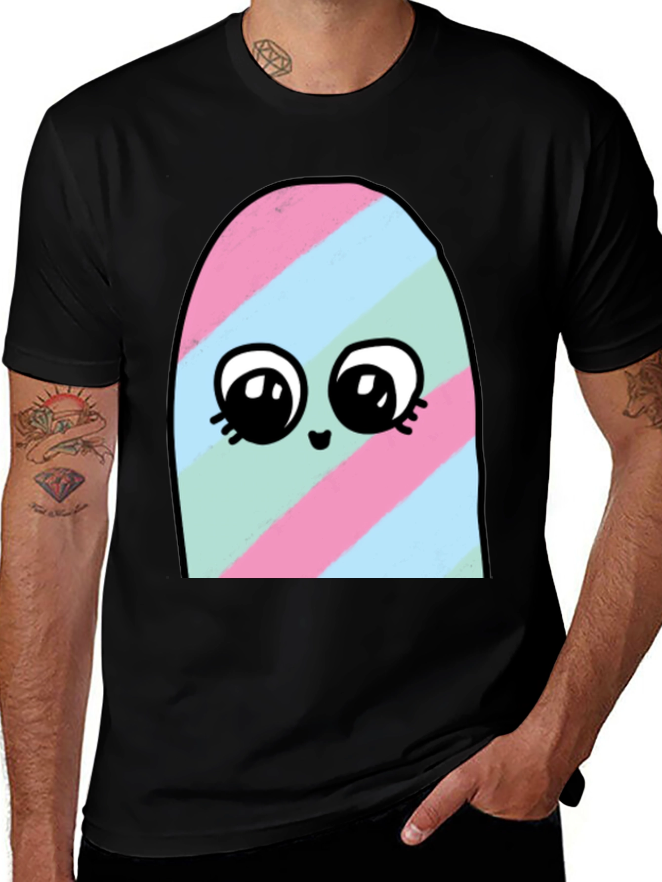 Variant 30 of Cute Cartoon Ghost T-Shirt - Soft Cotton Blend