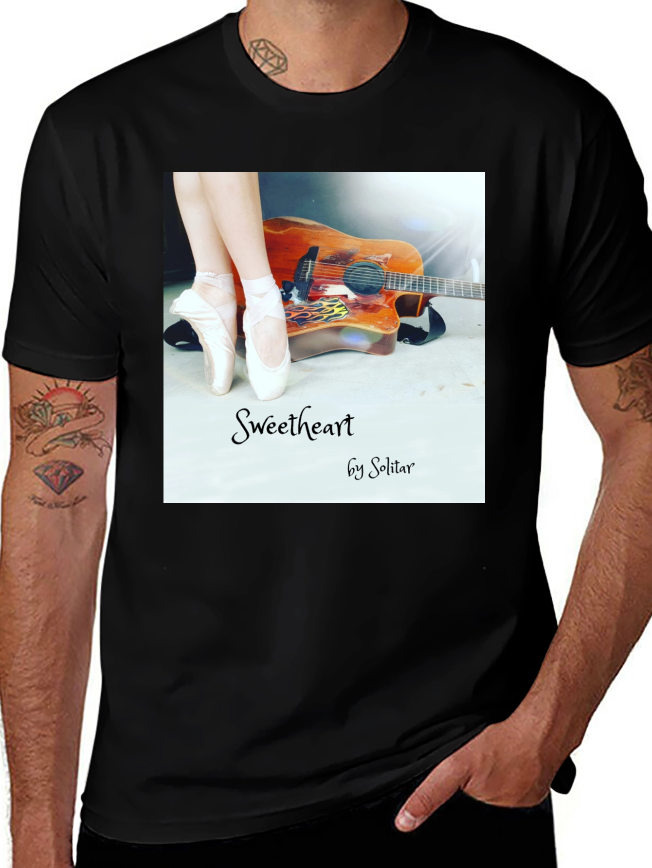 Variant 11 of Sweetheart Guitar Ballet T-Shirt