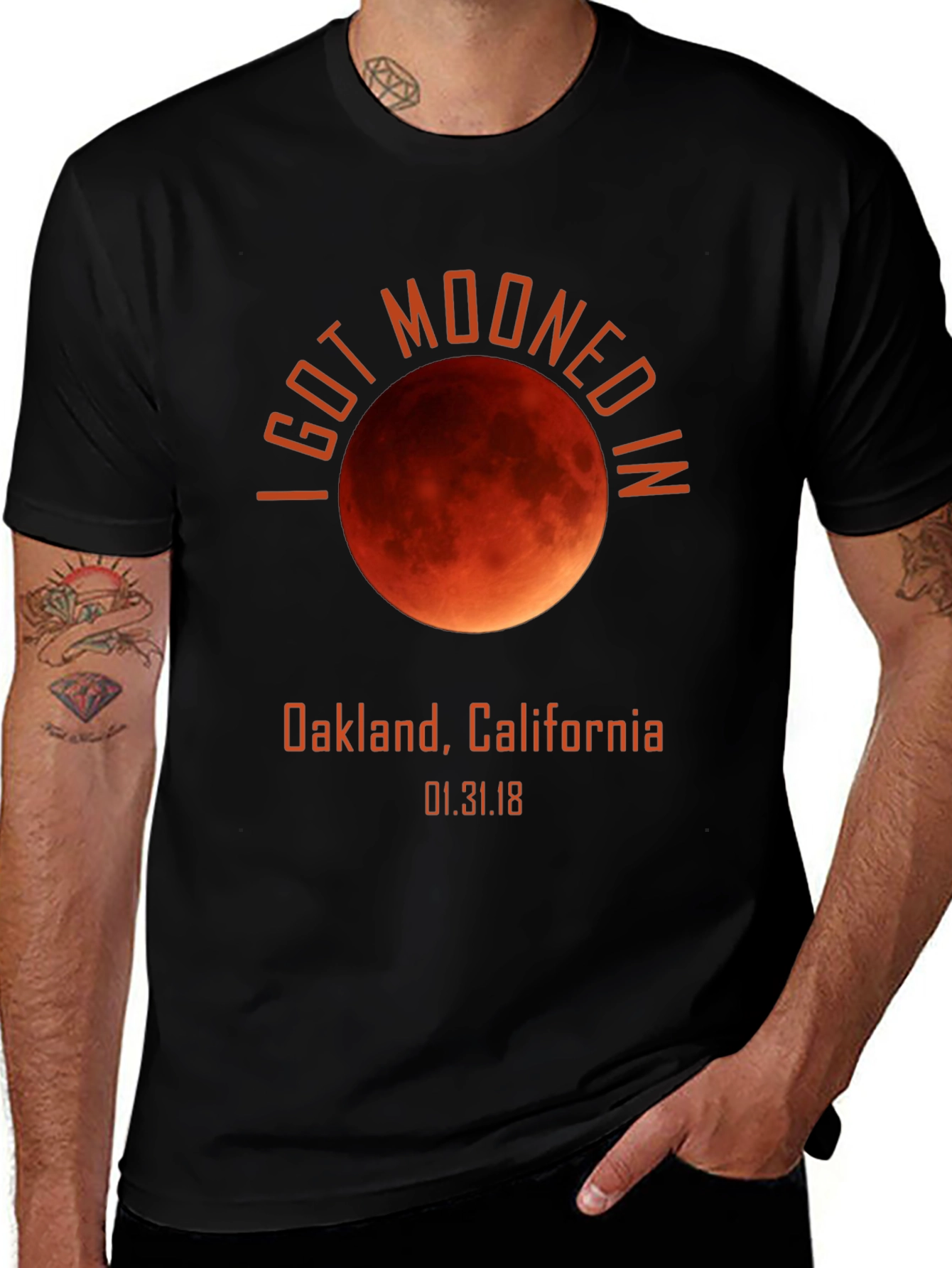 I Got Mooned in Oakland Lunar Eclipse T-Shirt