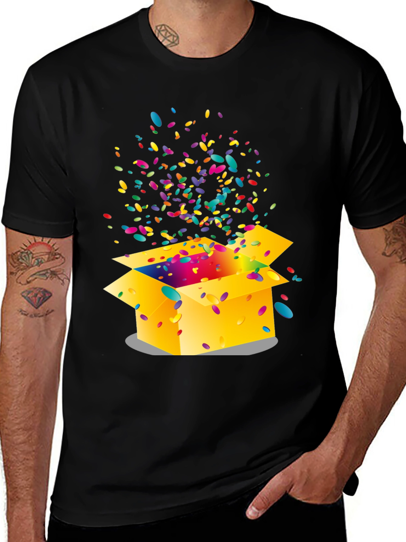 Variant 16 of Confetti Explosion Tee - Fun & Festive