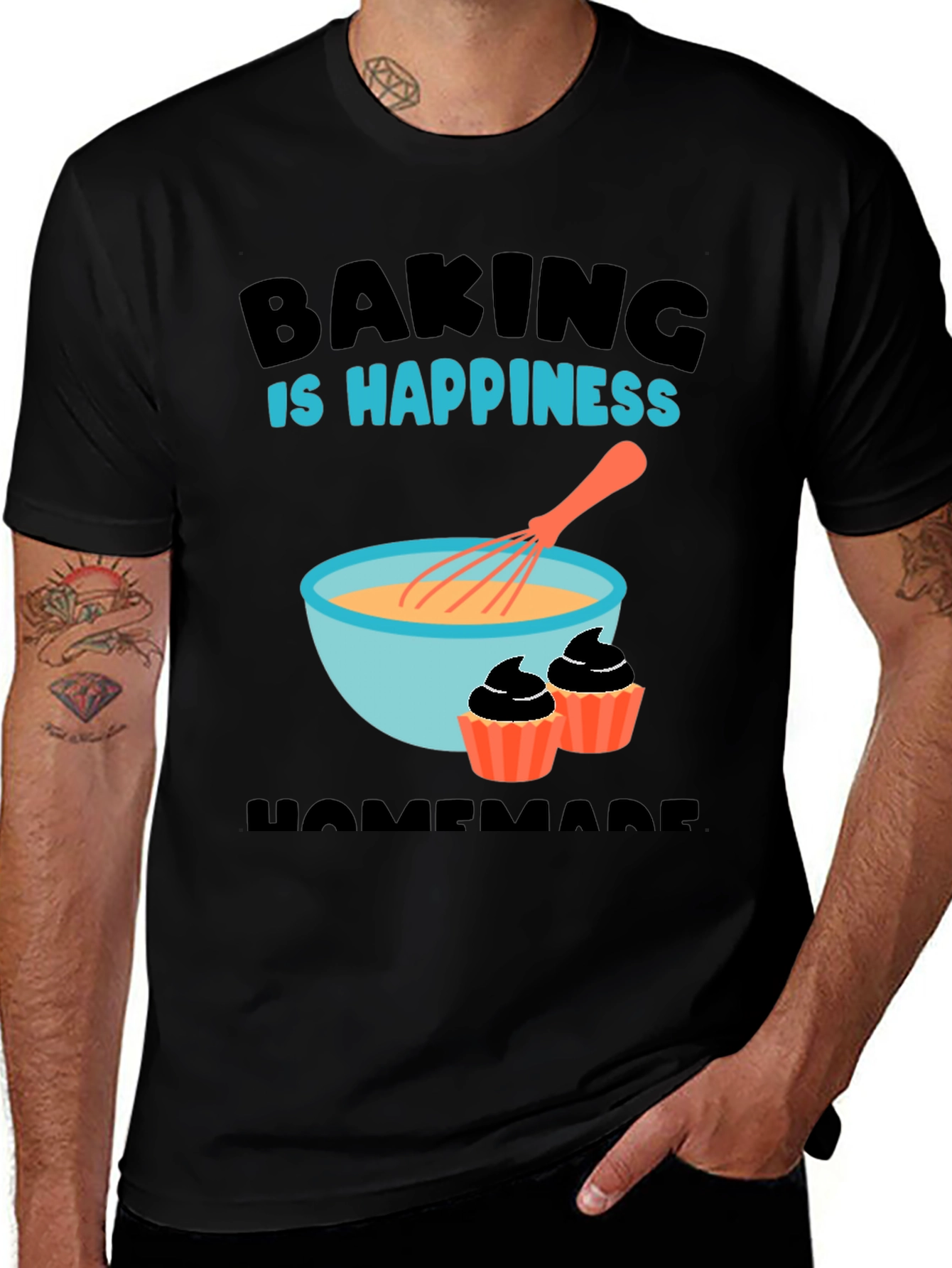 Variant 9 of Baking is Happiness Graphic T-Shirt