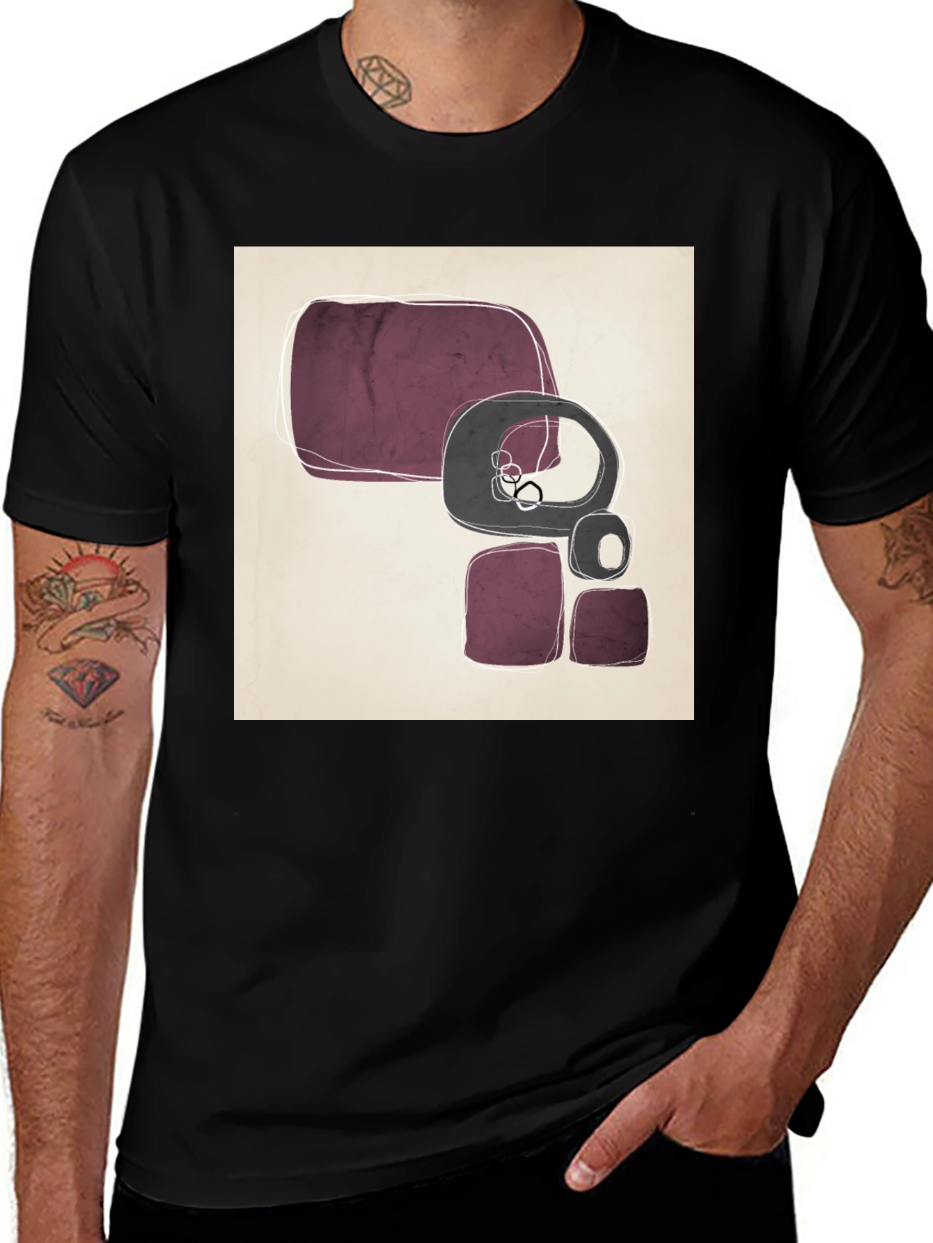 Variant 28 of Modern Abstract Art T-Shirt