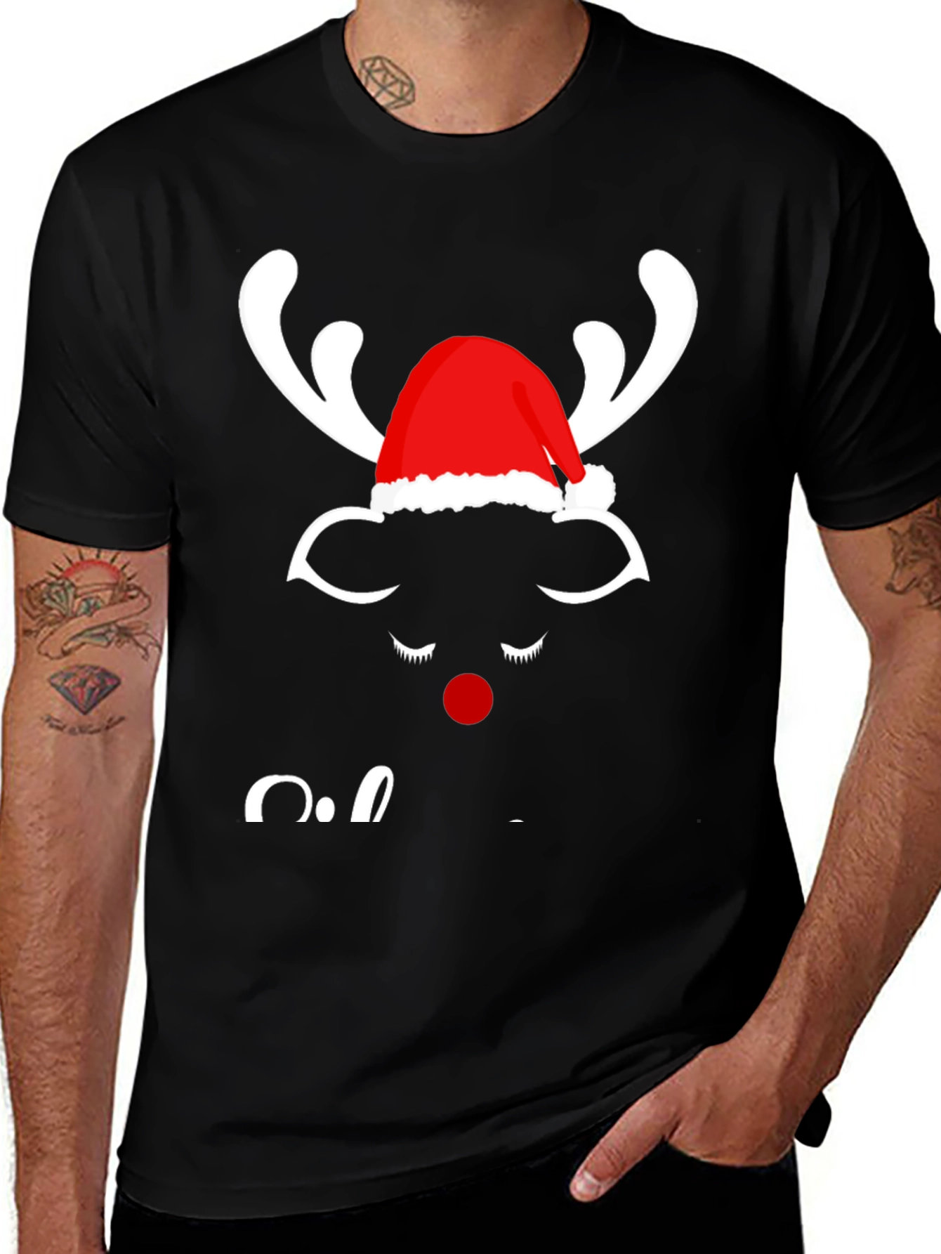Festive Reindeer Graphic Tee