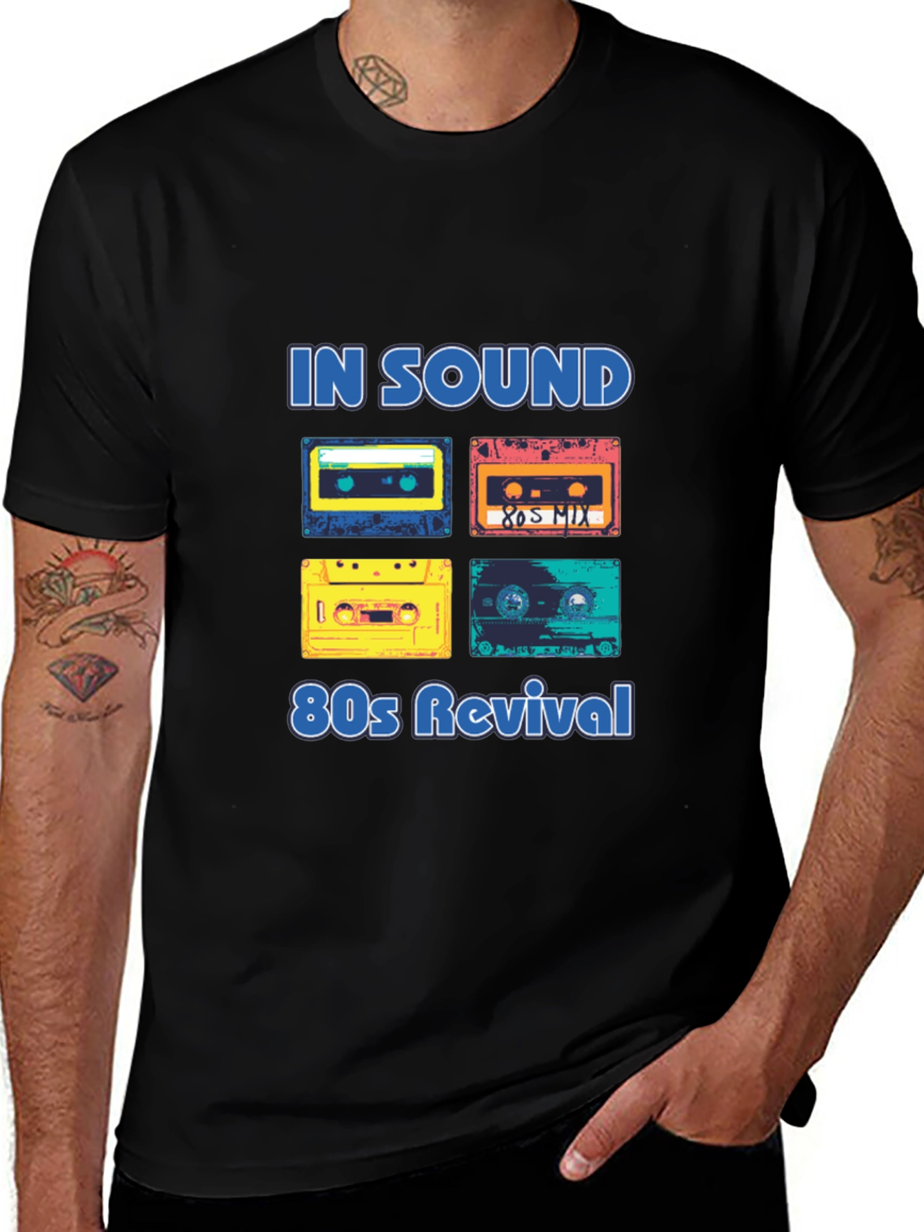 Variant 21 of Retro 80s Music Revival T-Shirt