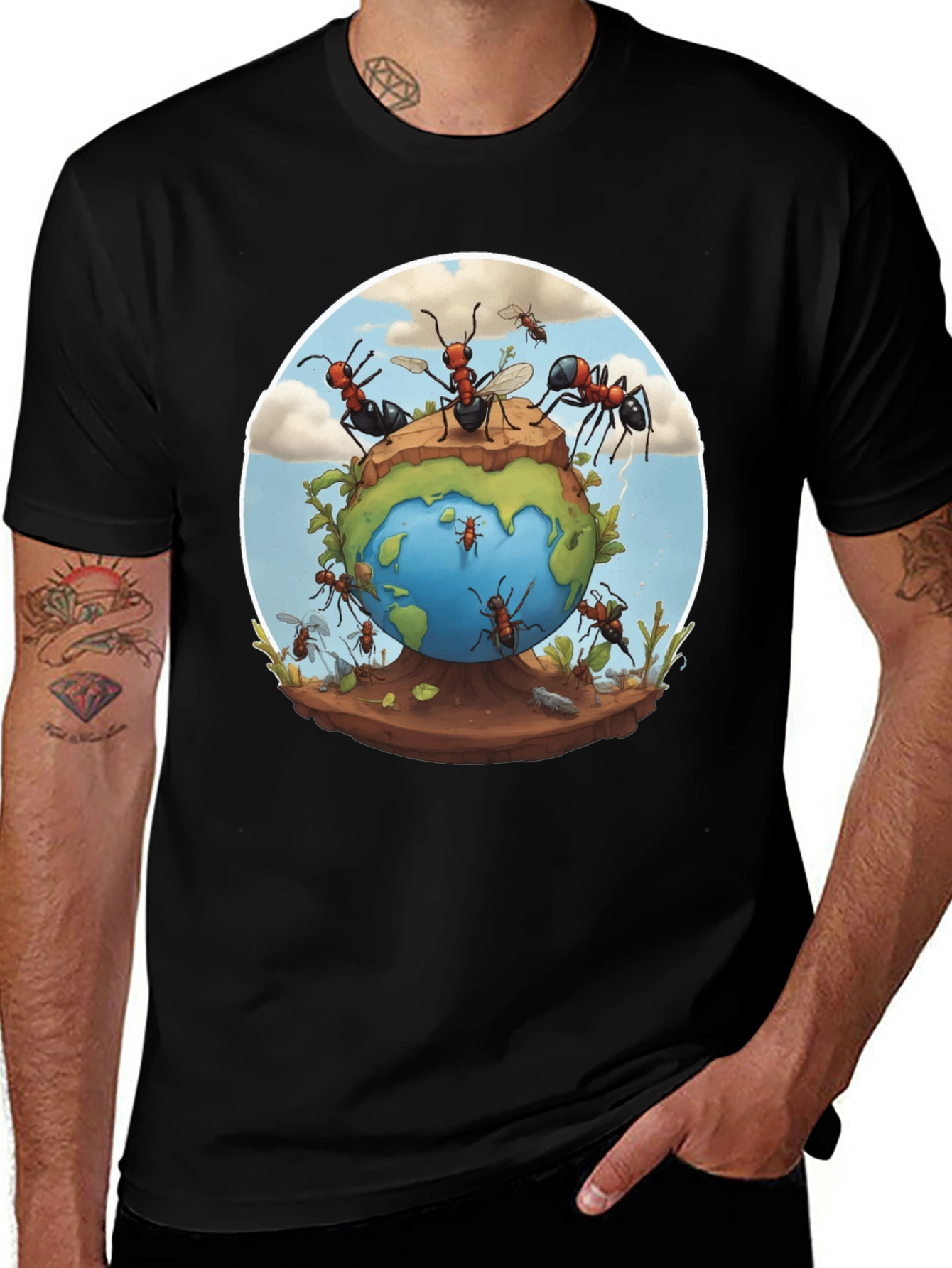 Variant 29 of Ants on Earth T-Shirt - Unique Graphic Tee