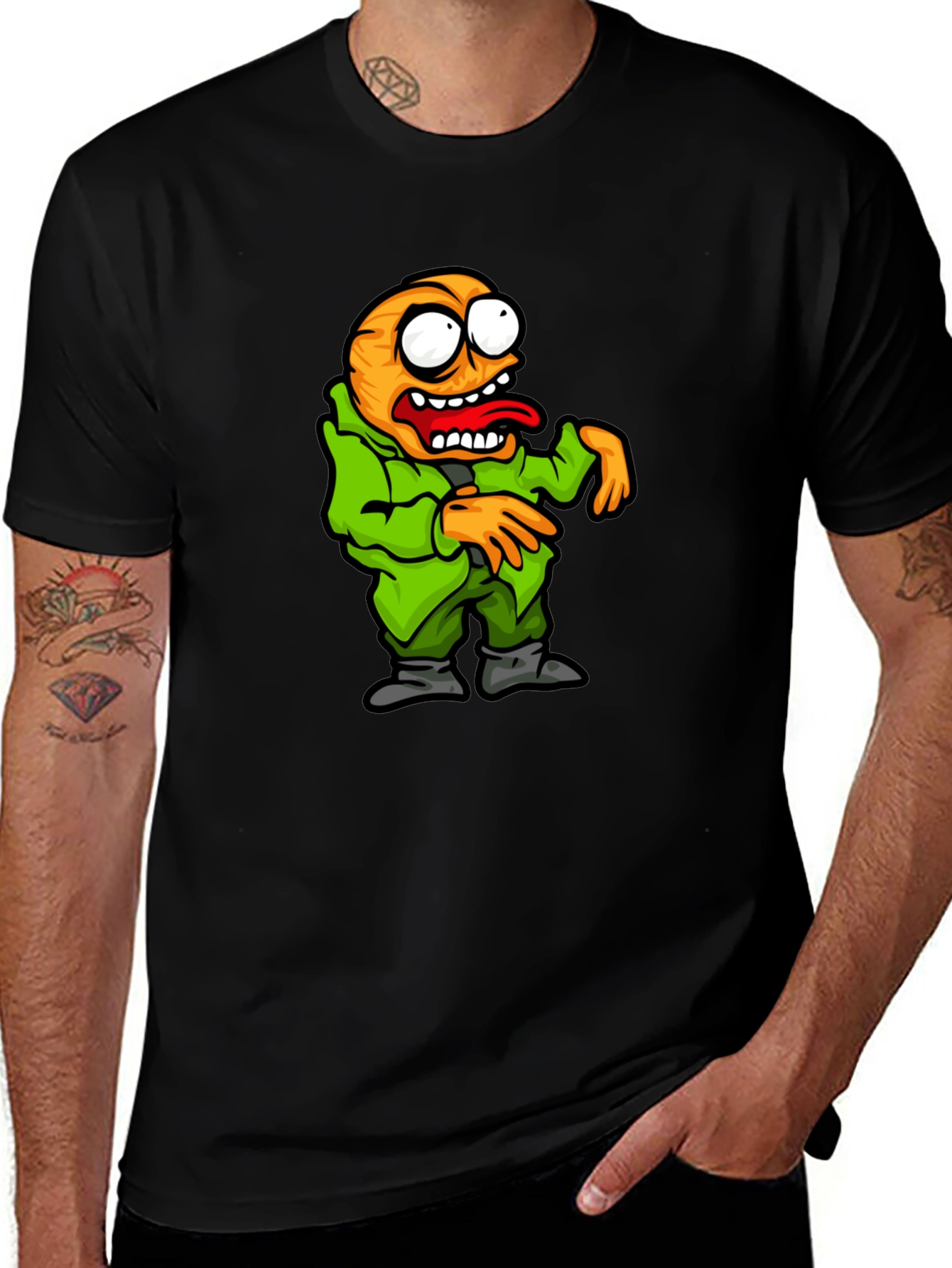 Variant 2 of Cartoon Character Graphic T-Shirt