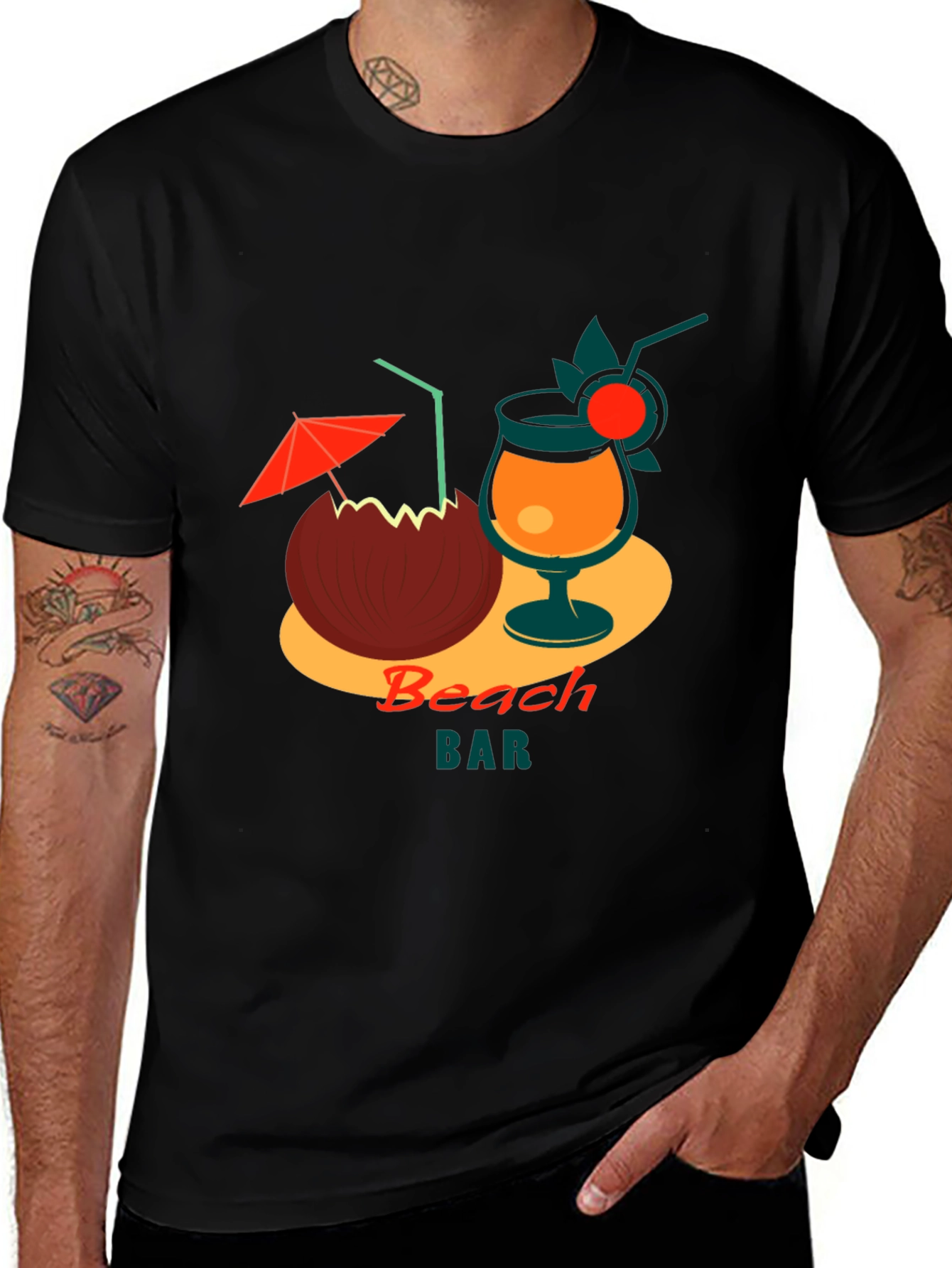 Variant 25 of Beach Bar Graphic T-Shirt