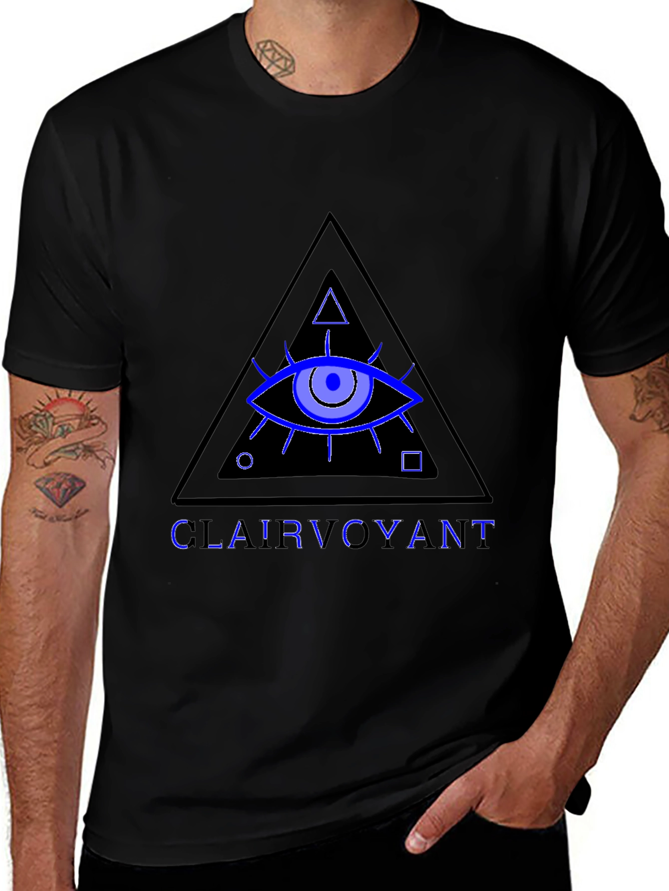 Variant 7 of Clairvoyant T-Shirt - All Seeing Eye Graphic Tee