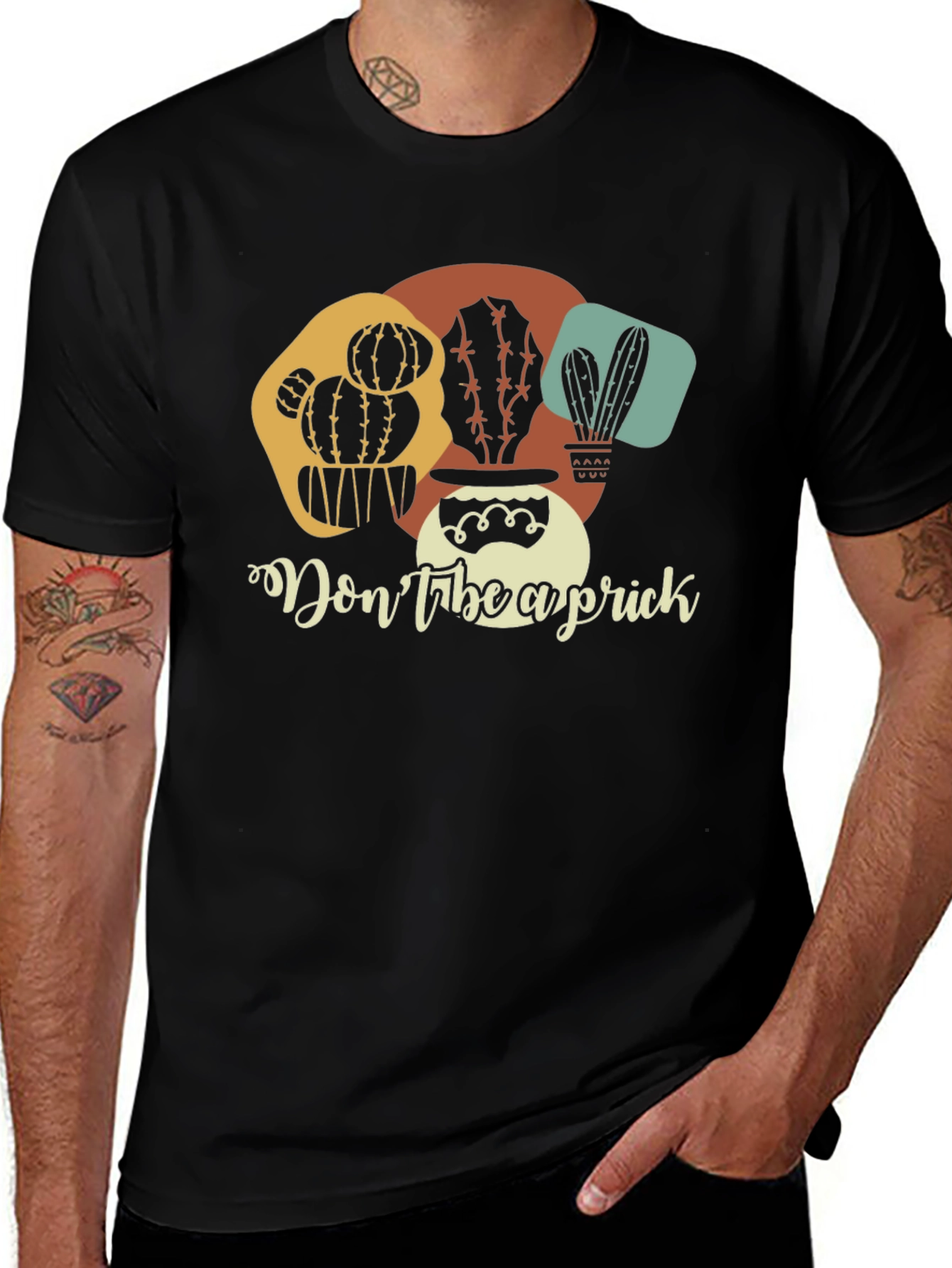 Variant 7 of Don't Be A Prick Cactus Graphic Tee