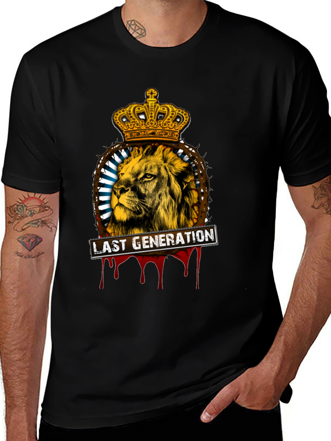 Variant 13 of Lion Crown T-Shirt - Last Generation Graphic Tee