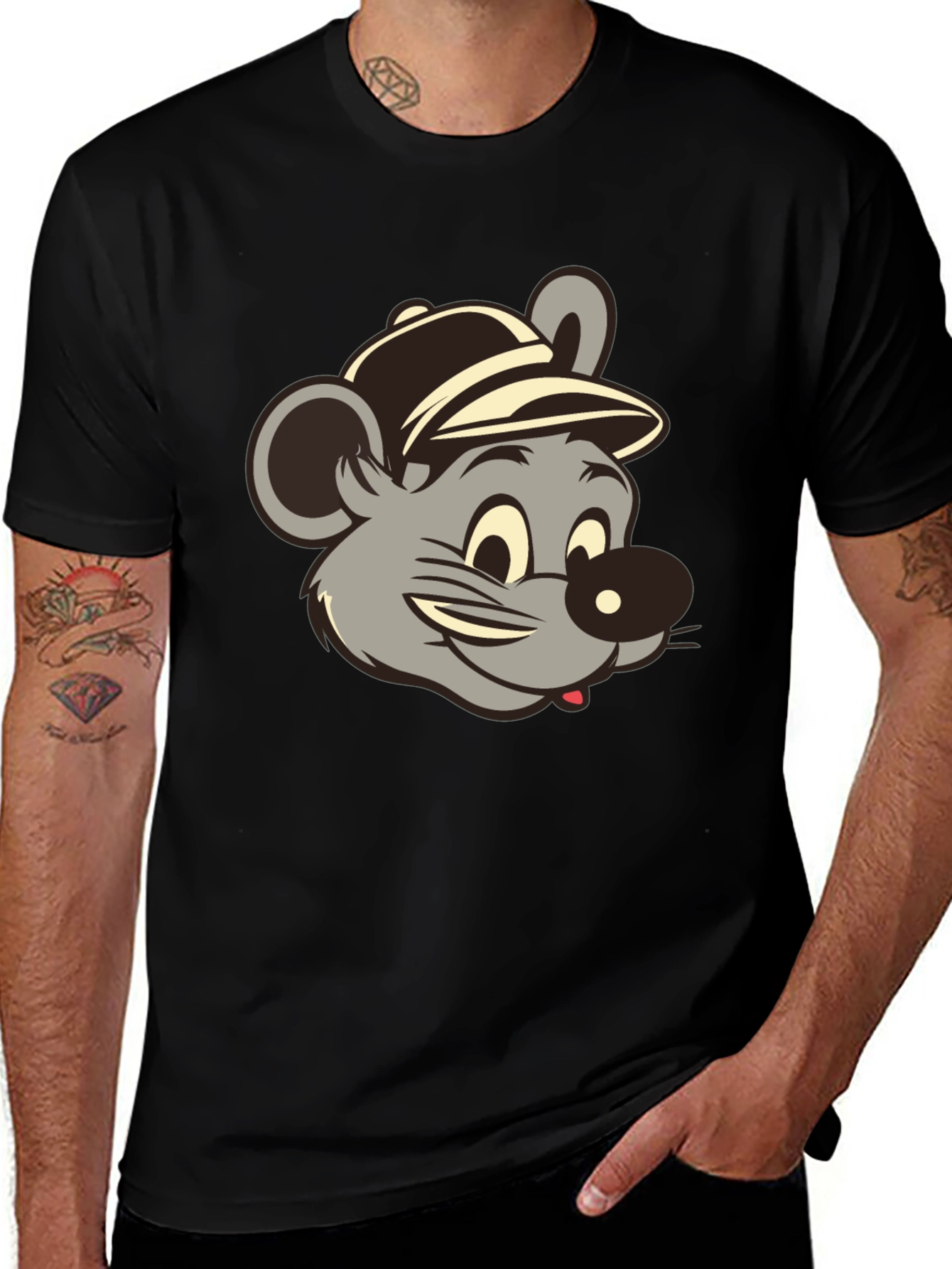 Variant 6 of Cartoon Mouse Graphic Tee
