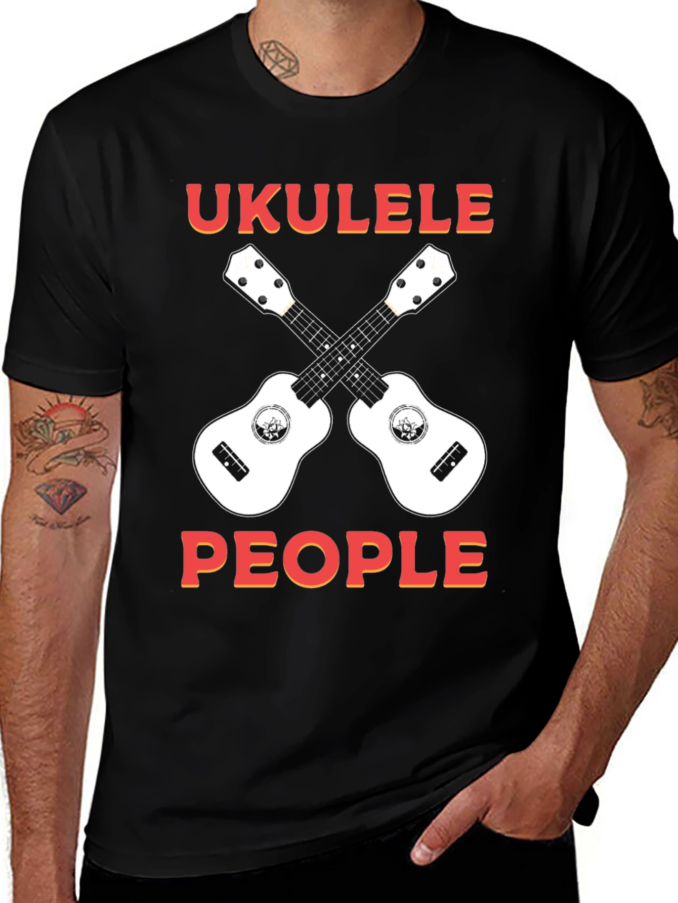 Variant 2 of Ukulele People Graphic T-Shirt