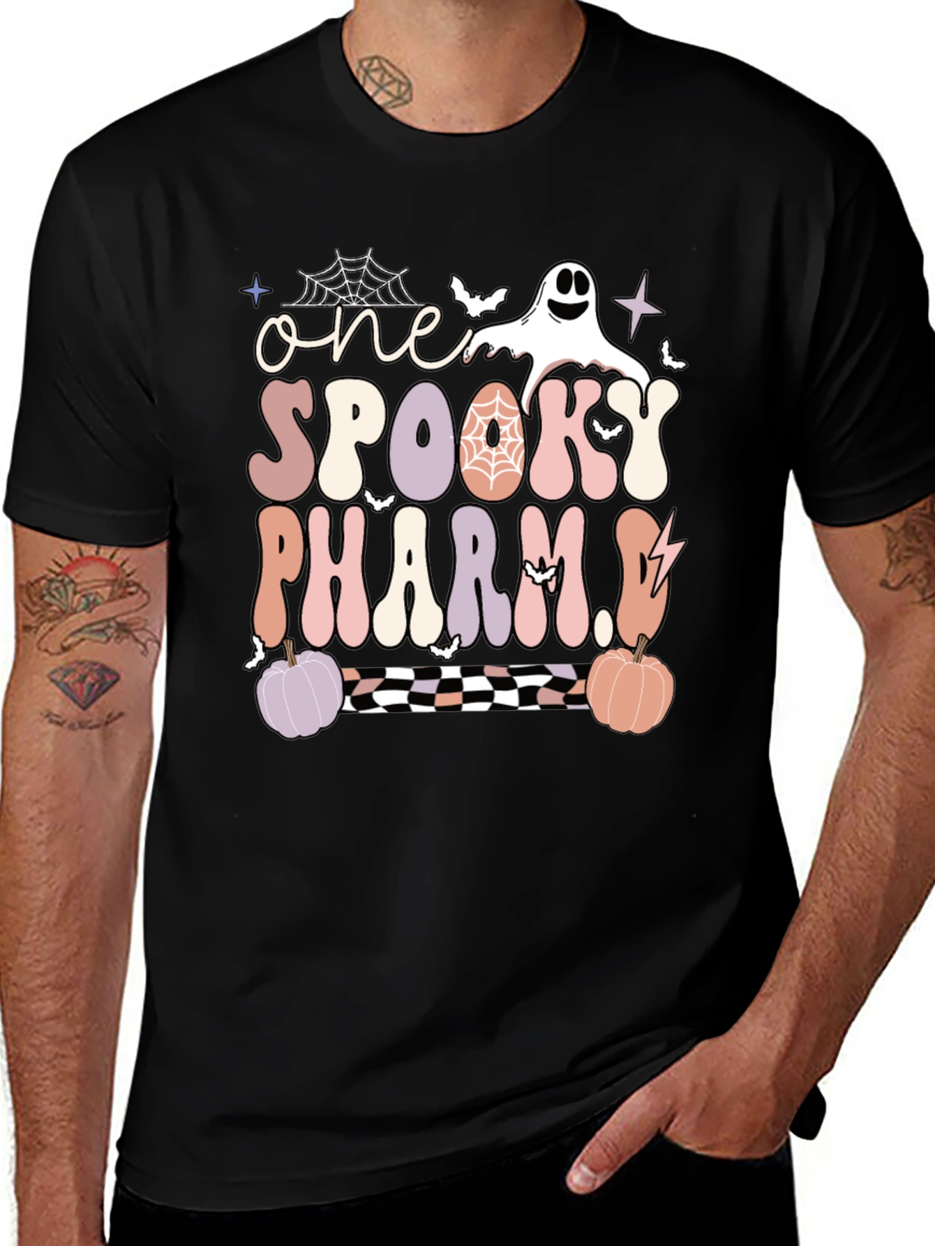 Spooky Pharmacist Halloween Graphic T-Shirt