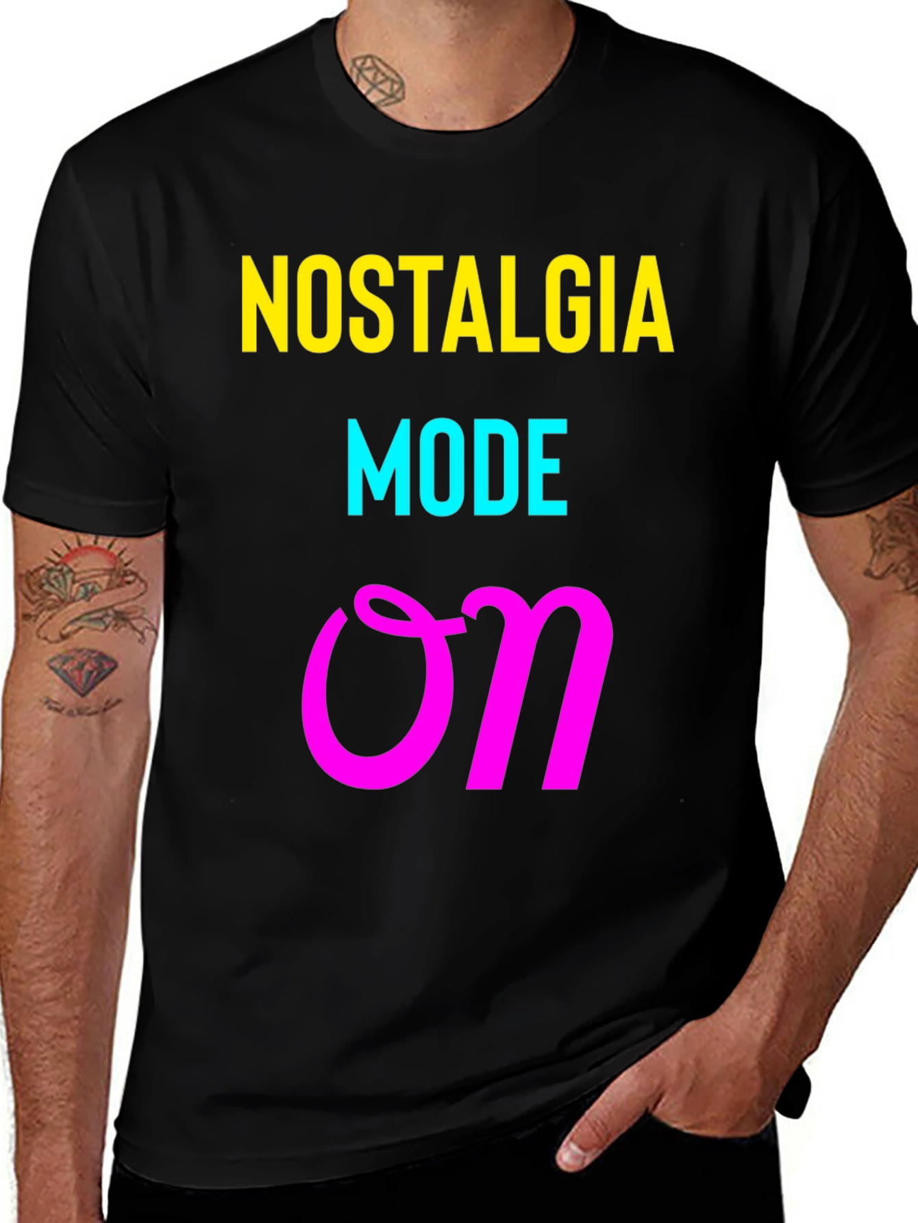 Variant 13 of Nostalgia Mode On Graphic T-Shirt