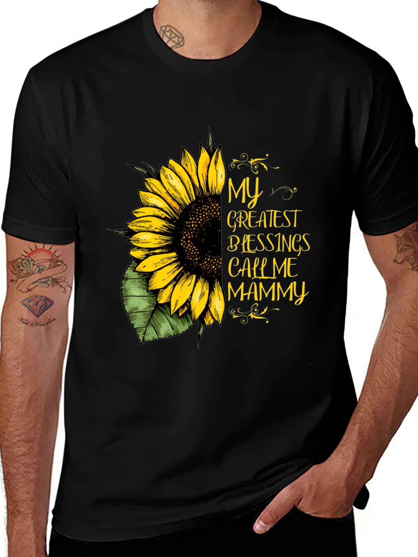 Variant 26 of Sunflower "My Greatest Blessings" Graphic Tee