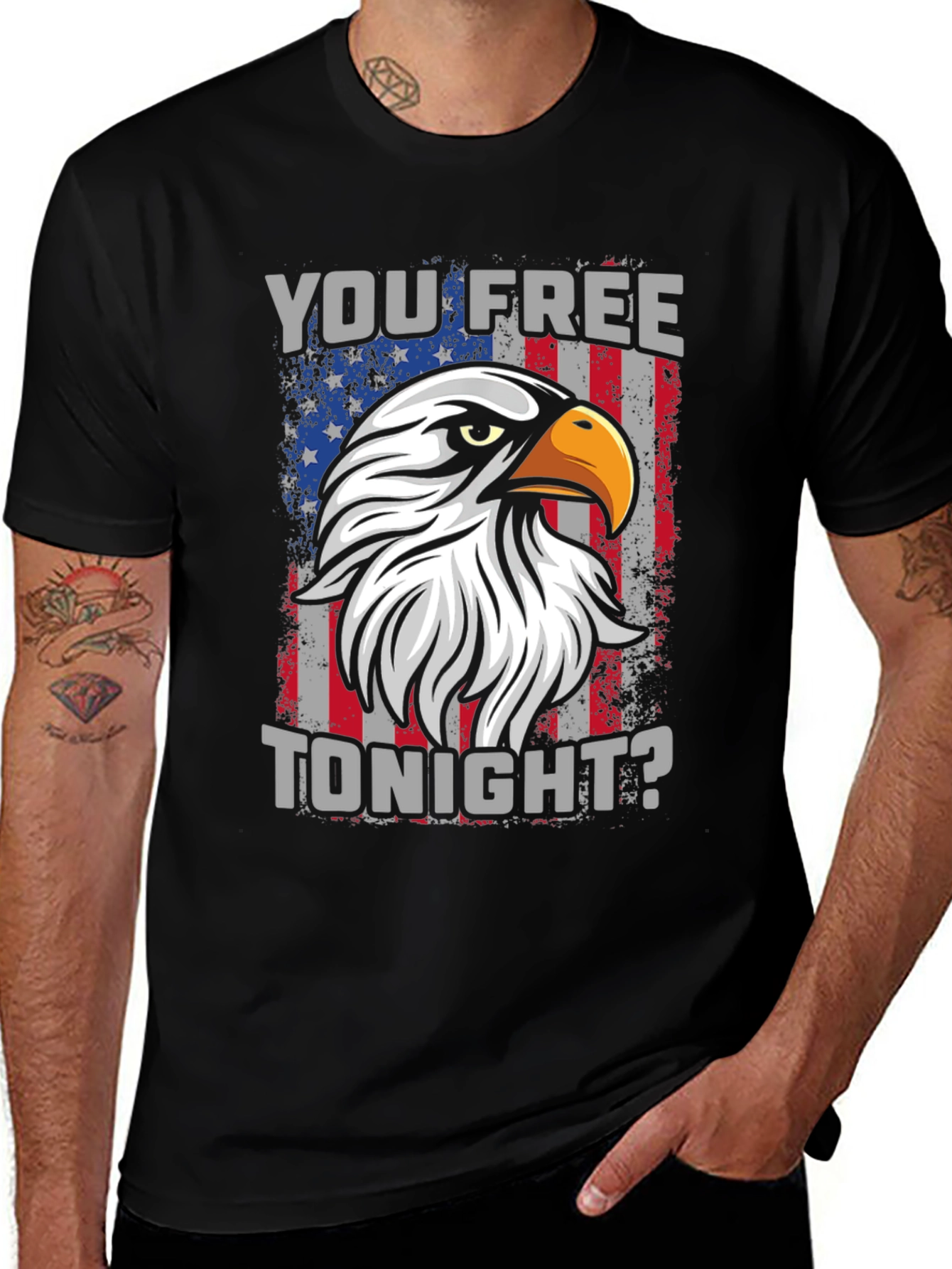 Variant 22 of You Free Tonight Patriotic Eagle T-Shirt