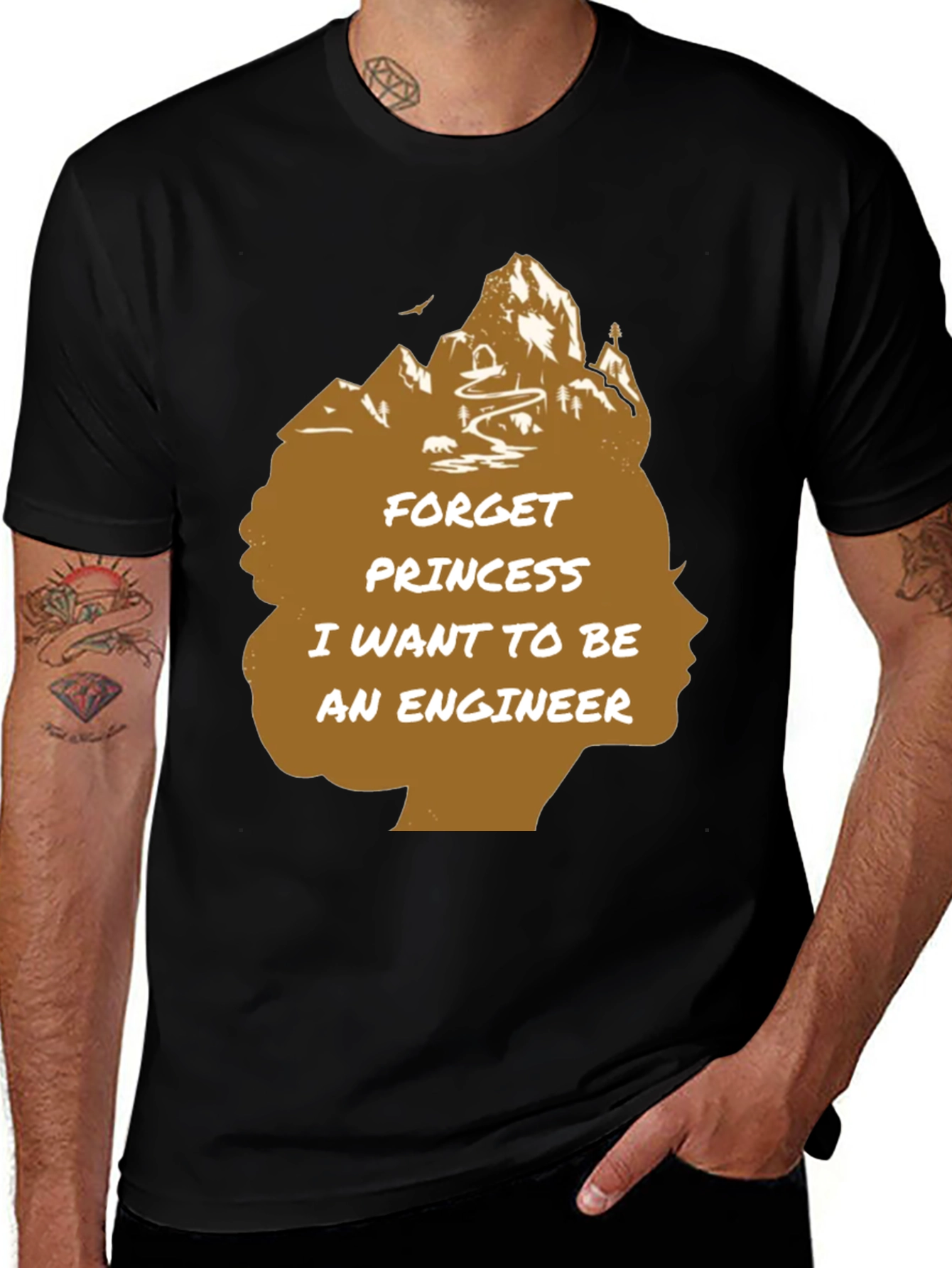 Variant 15 of Engineer Silhouette T-Shirt