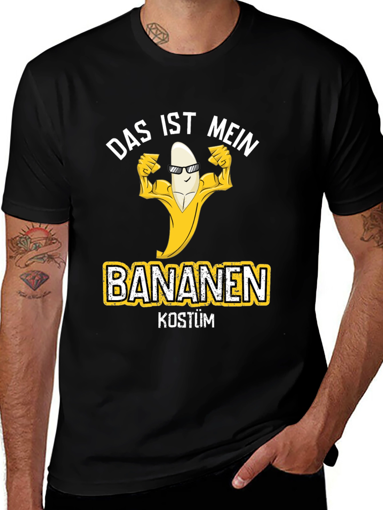 Variant 26 of Banana Costume T-Shirt - Funny German Tee