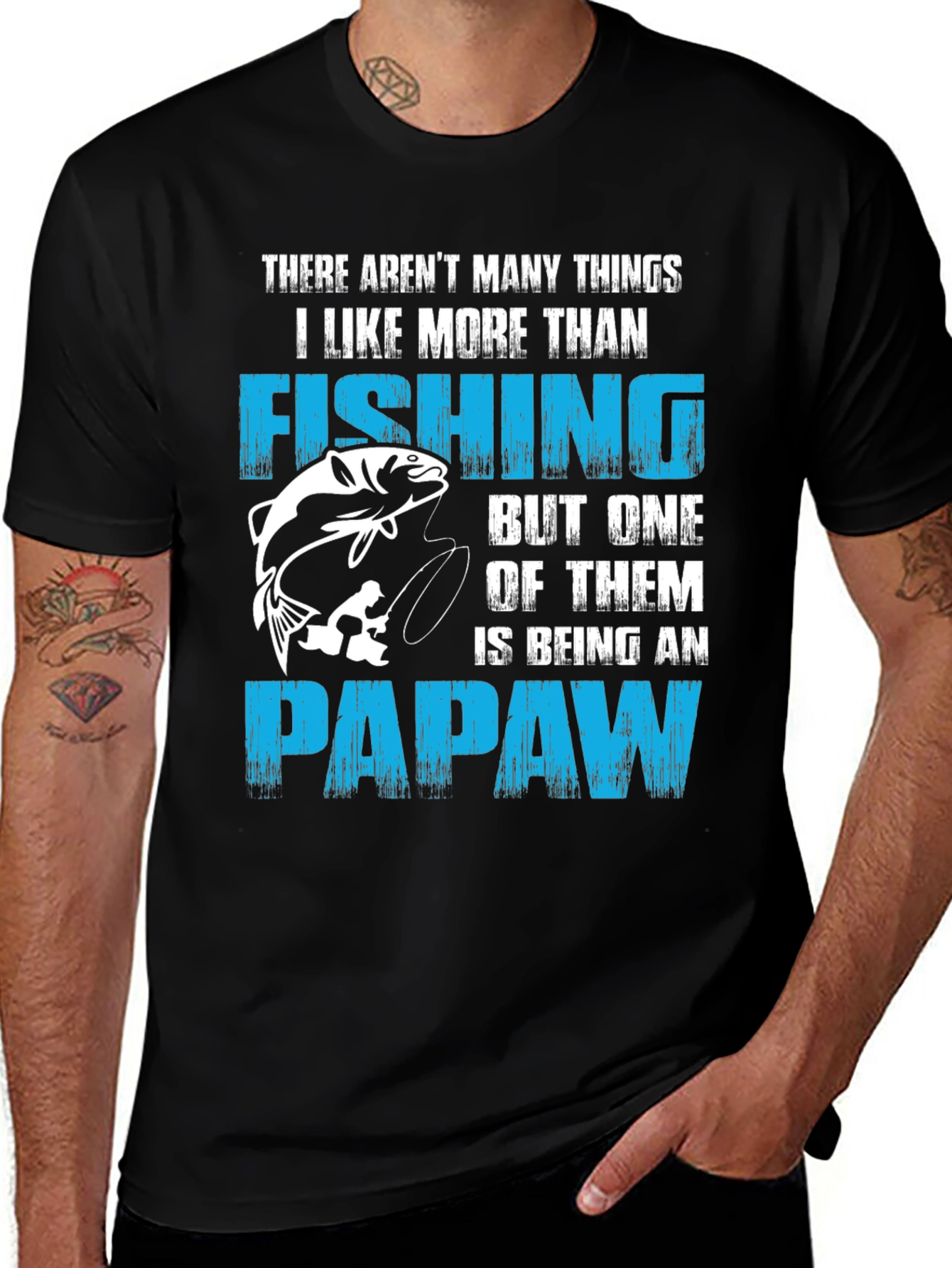 Variant 17 of Fishing Papaw T-Shirt - Gift for Grandfathers