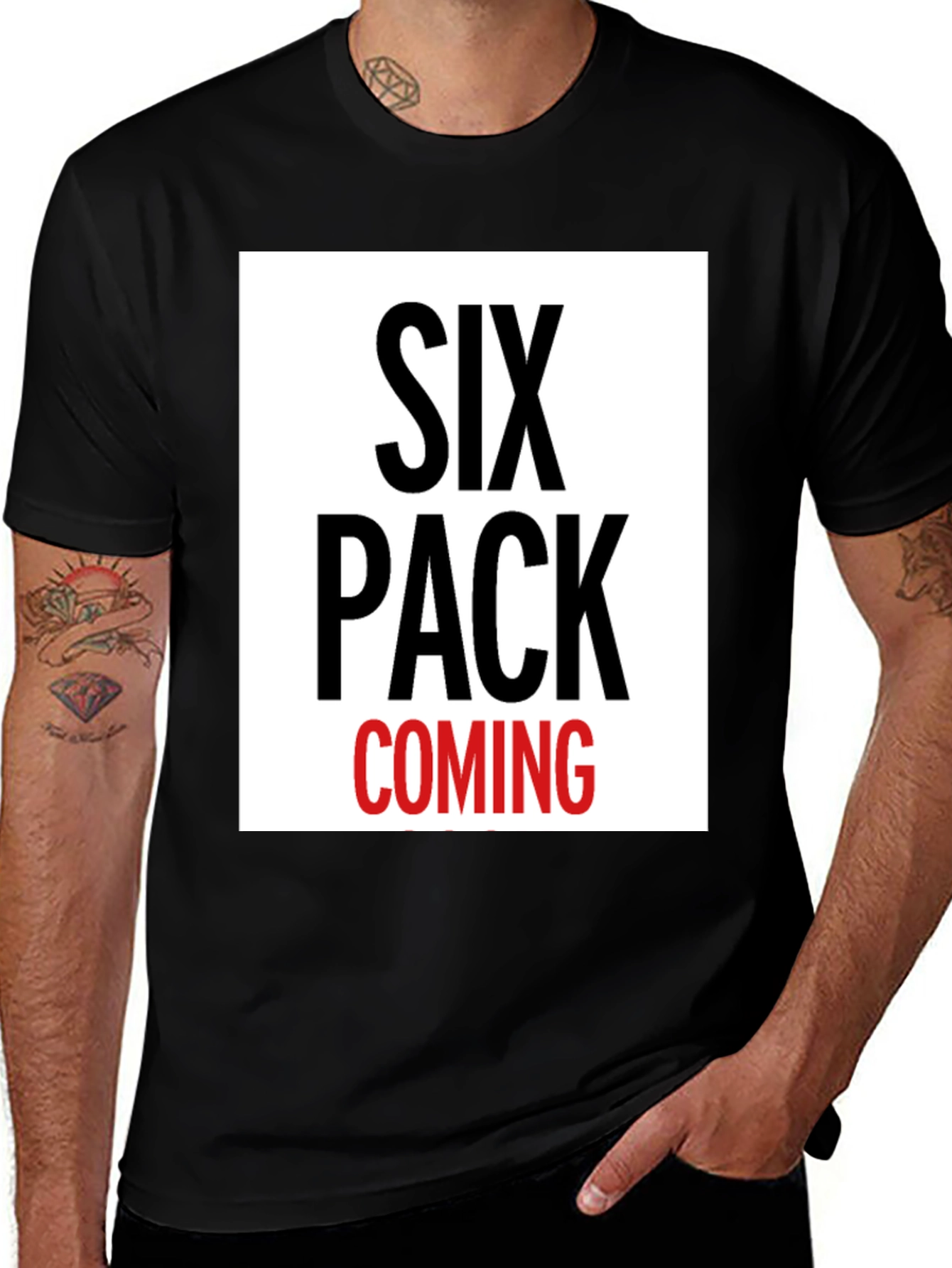Variant 9 of Six Pack Coming T-Shirt