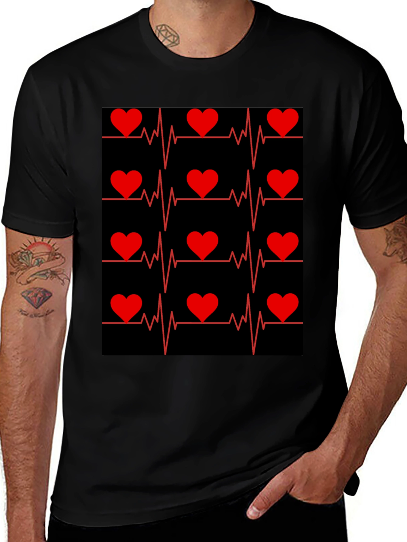 Heartbeat Love T-Shirt - Express Your Passion