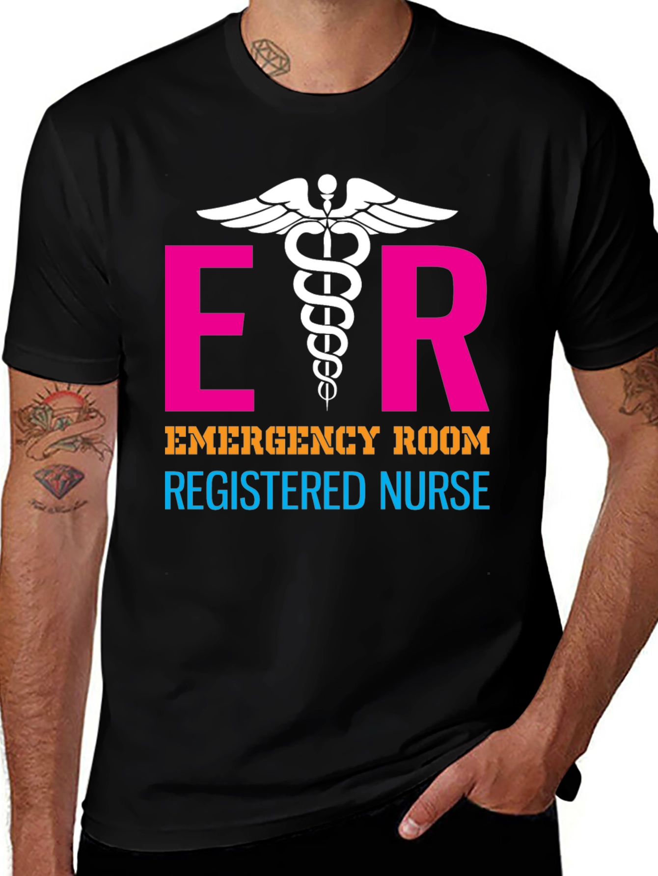 ER Emergency Room Registered Nurse Graphic T-Shirt