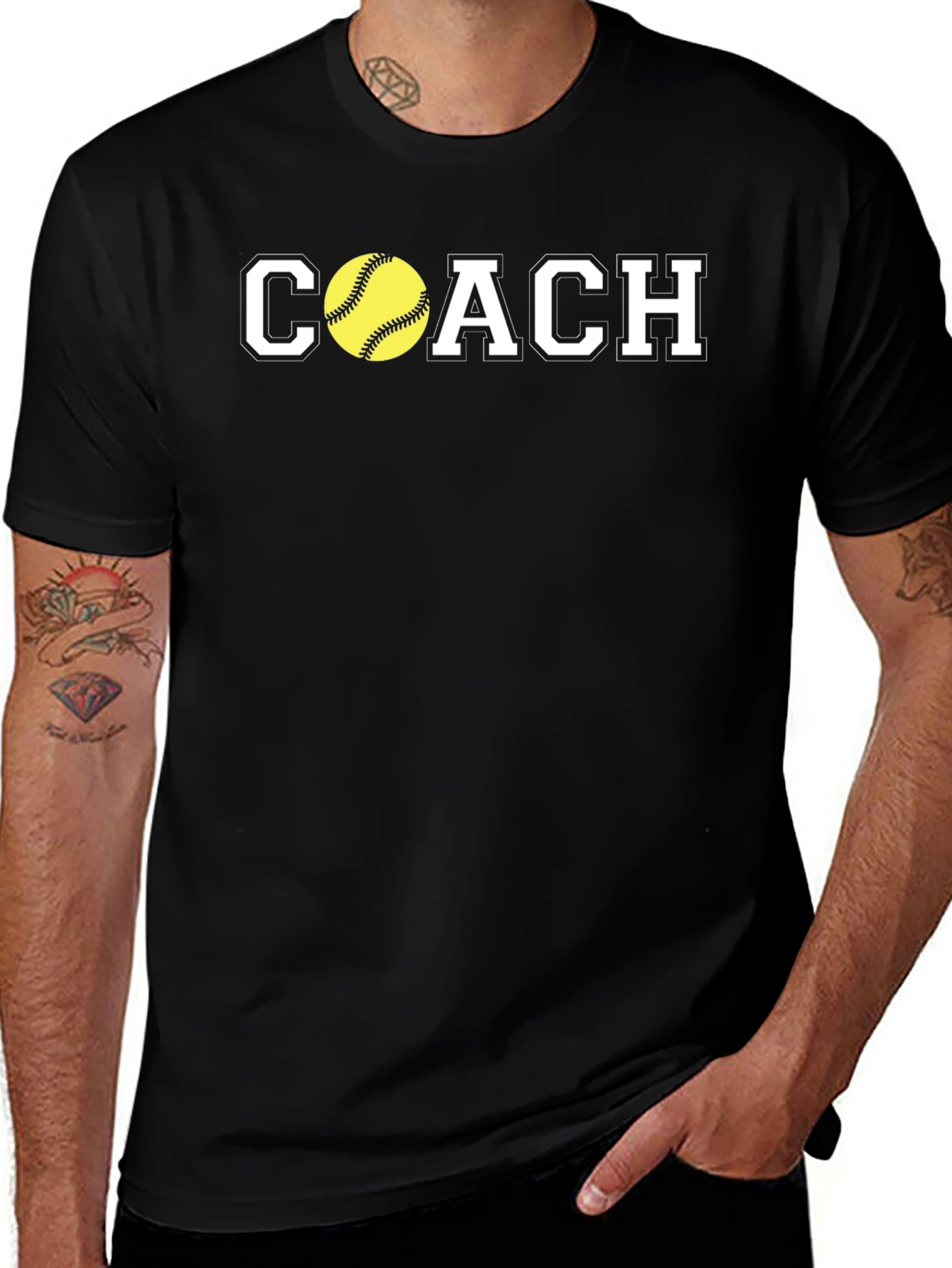 Softball Coach T-Shirt - Sports Tee