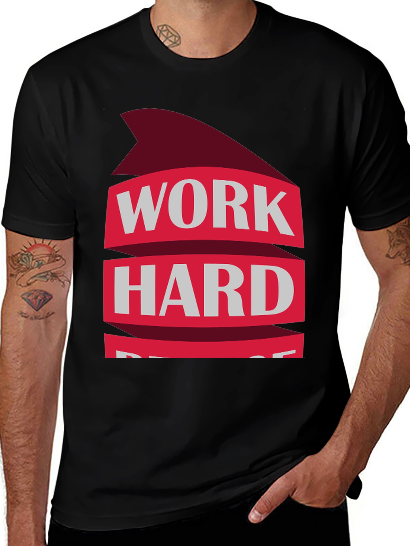 Work Hard Rest T-Shirt - Motivational Graphic Tee